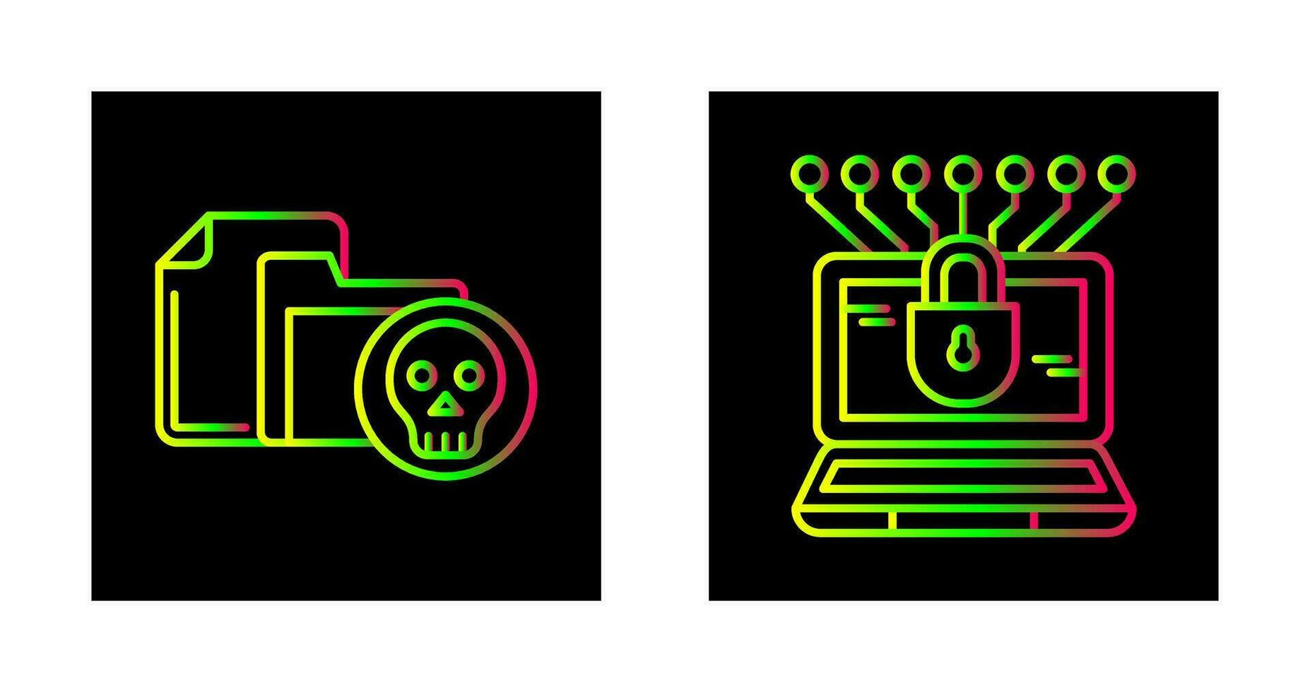 Infected File and Money Hacking Icon vector
