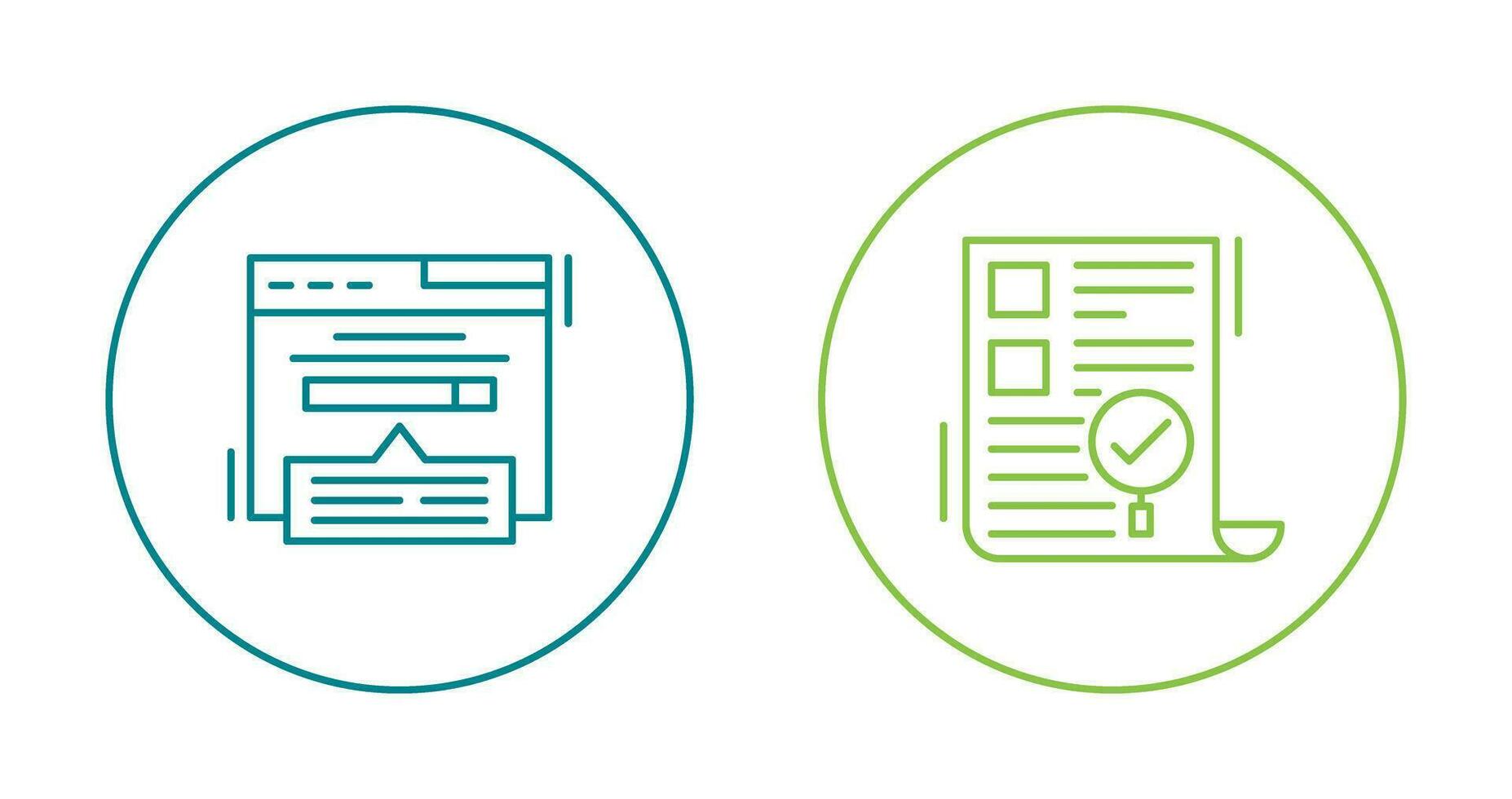 Keyword Search and SEO Audit Icon vector