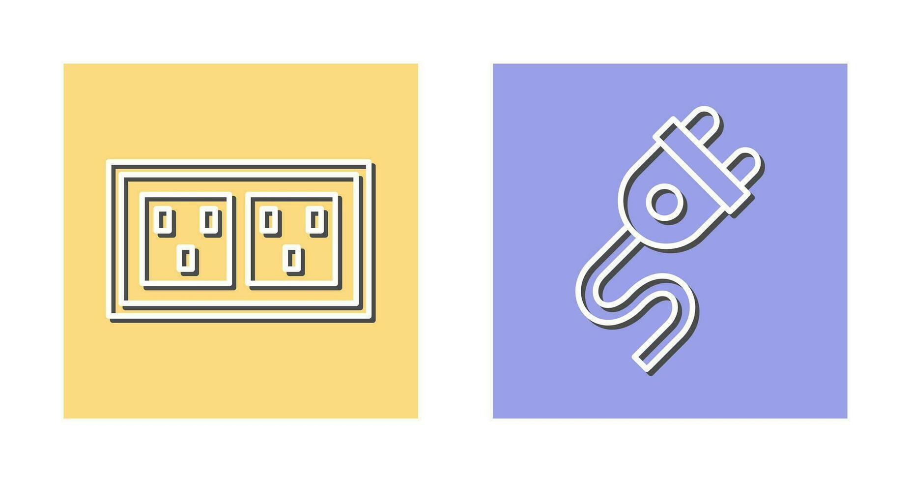 Socket and Plug Icon vector