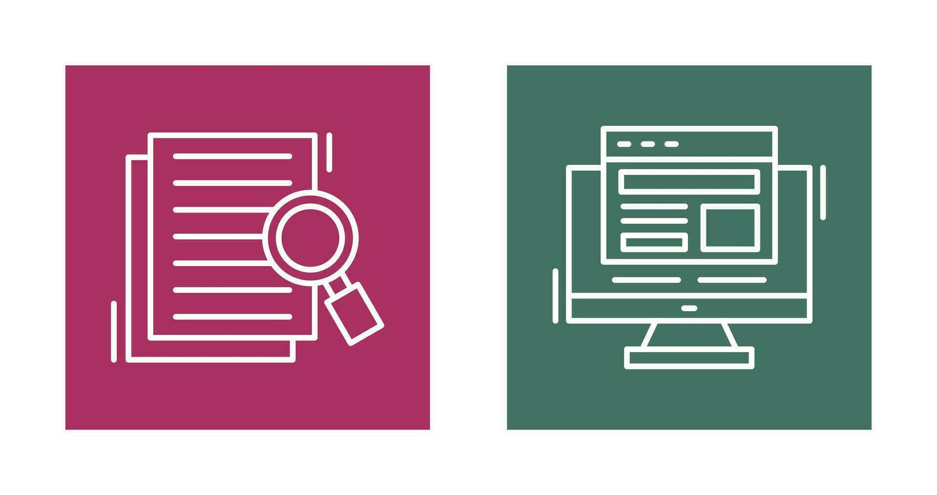 Details Looking and Adaptive Icon vector