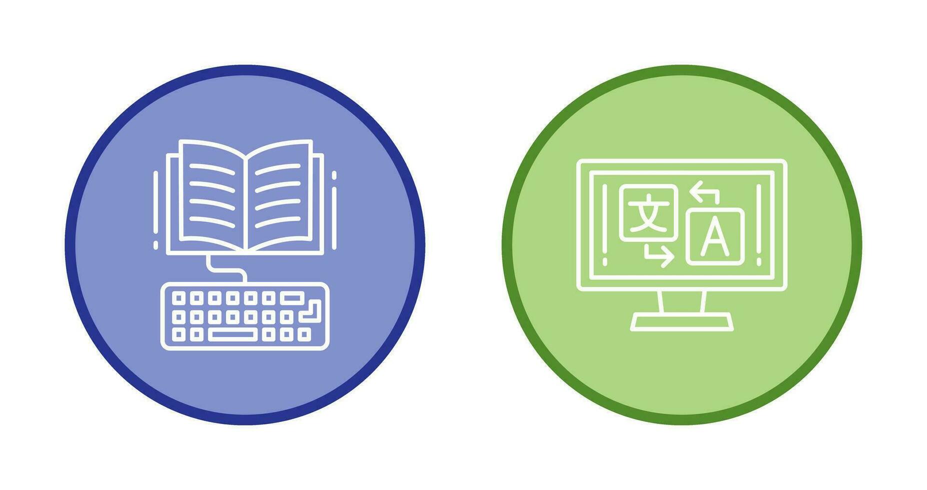 Study and Language Icon vector