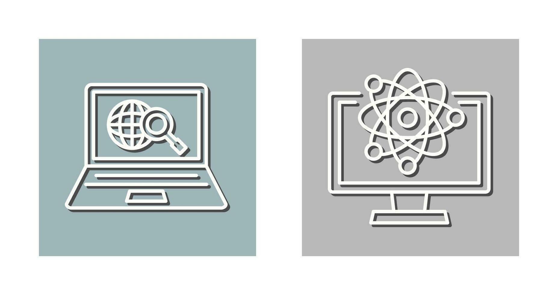 Explore and Science Icon vector