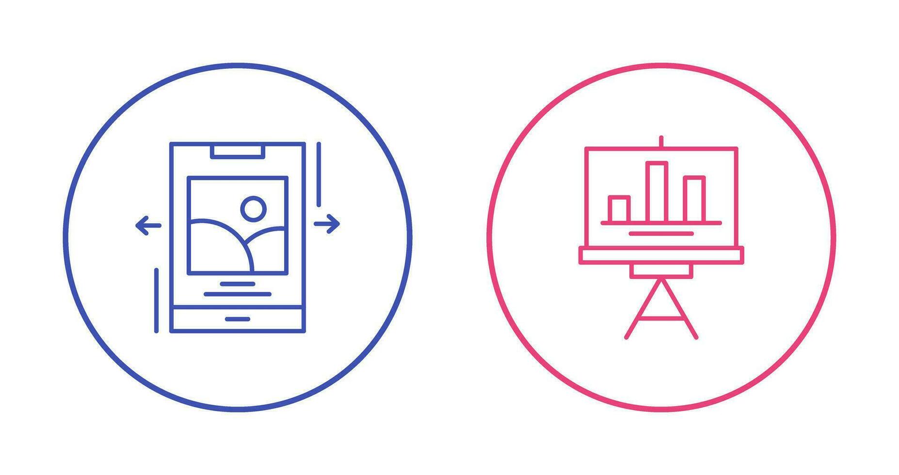 Swipe and Finance Icon vector
