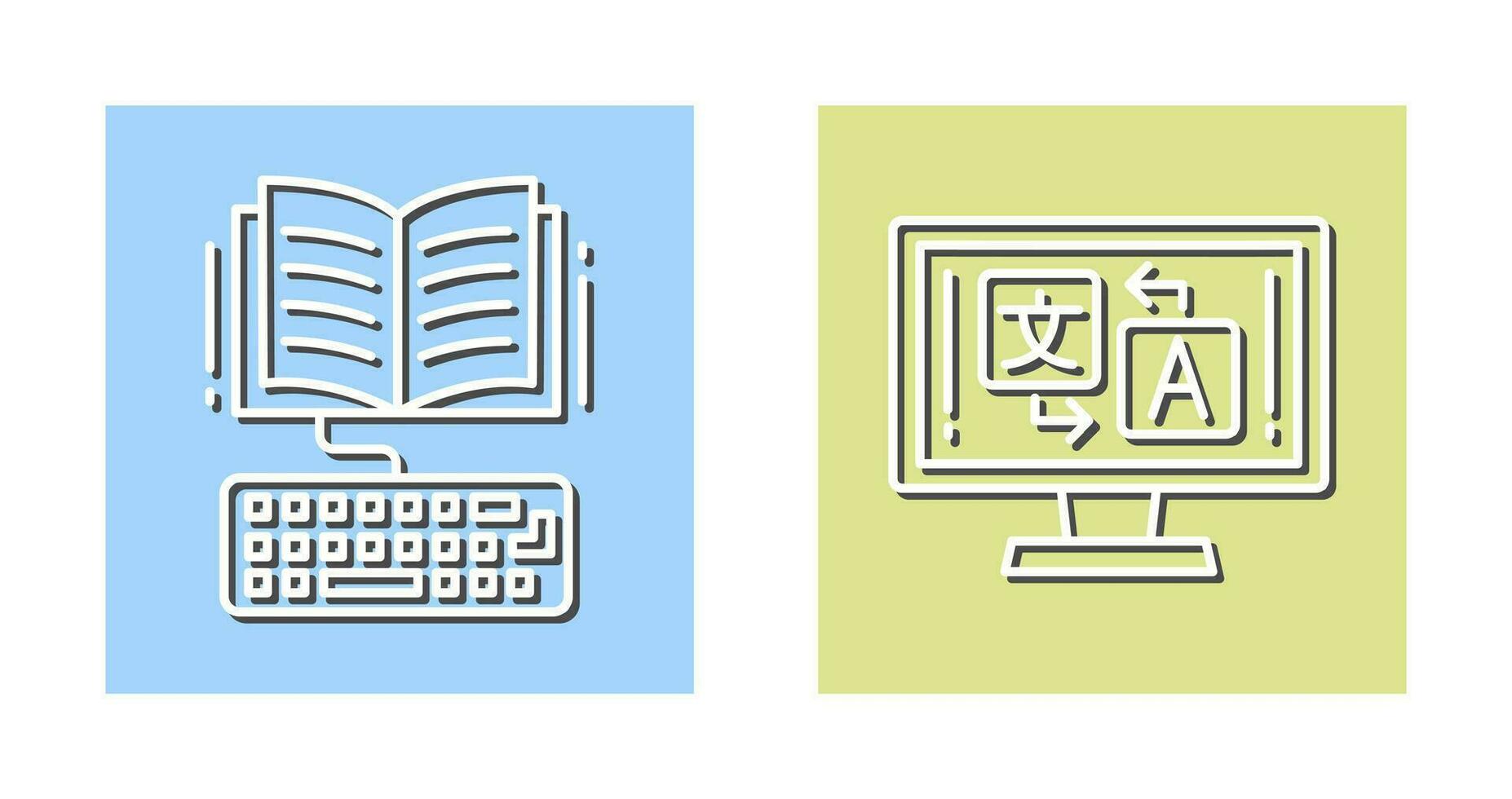 Study and Language Icon vector