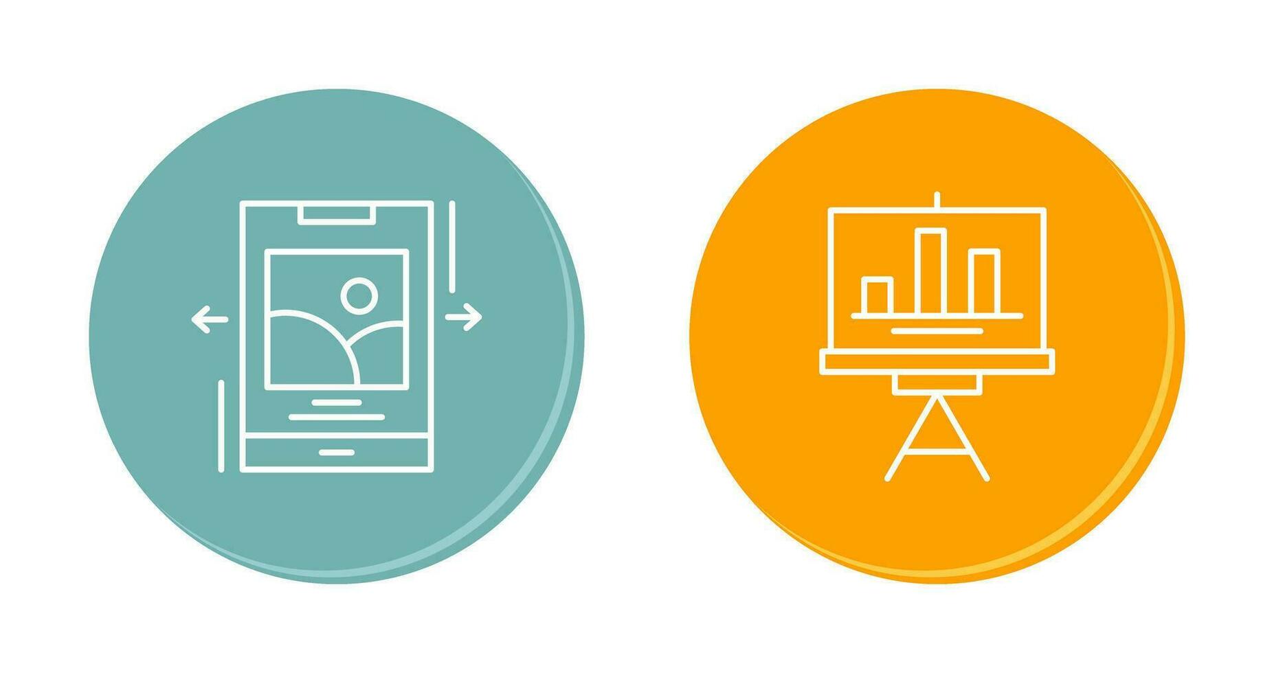 Swipe and Finance Icon vector