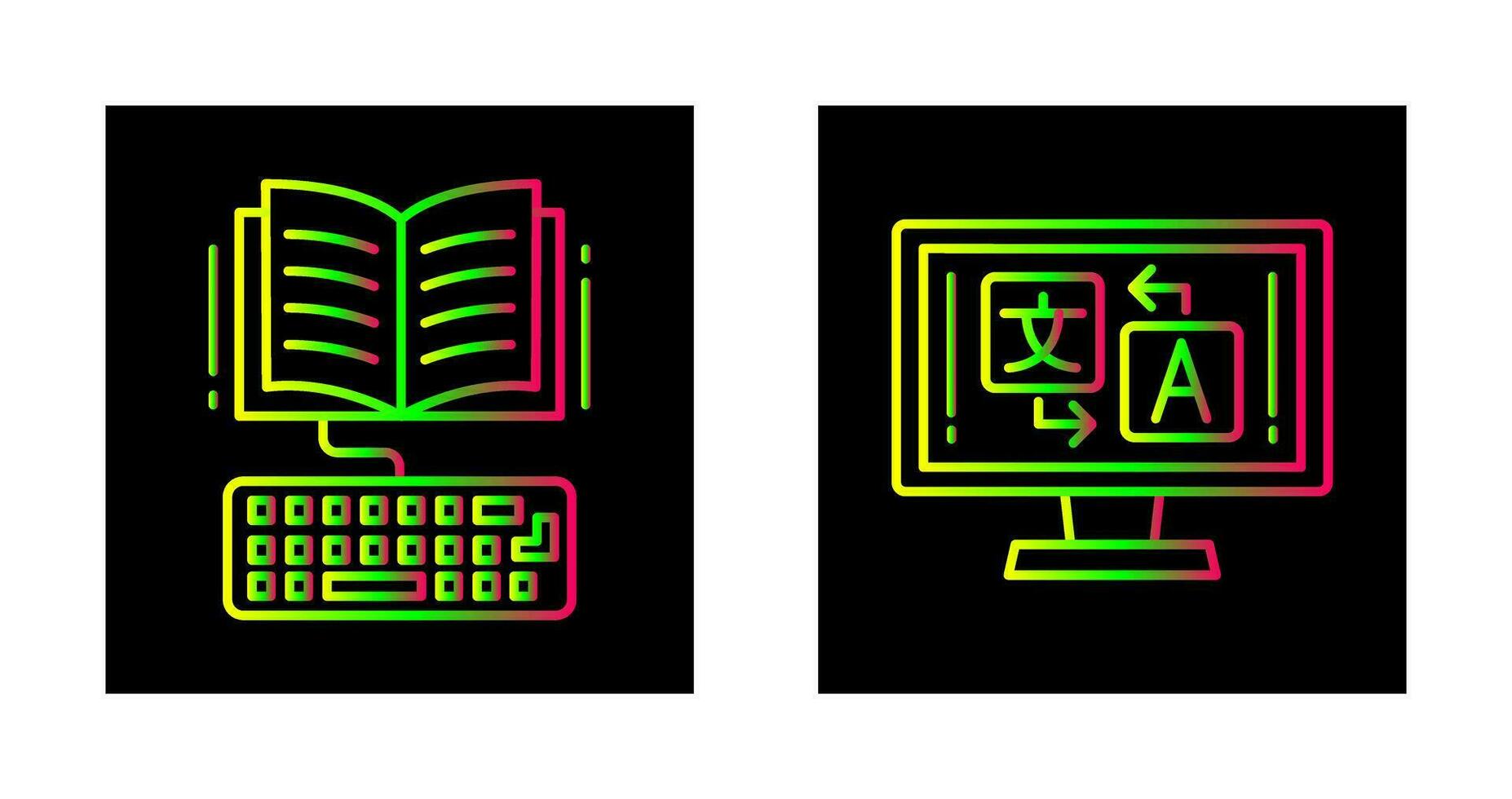 Study and Language Icon vector