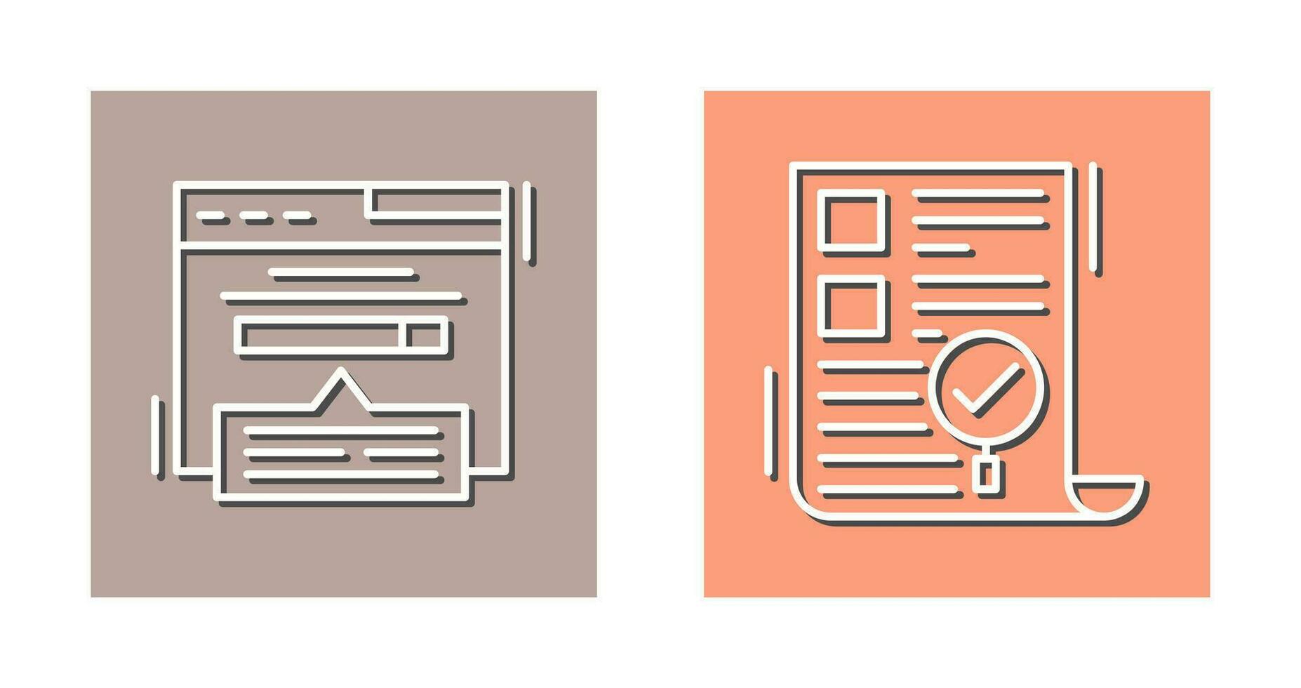 Keyword Search and SEO Audit Icon vector