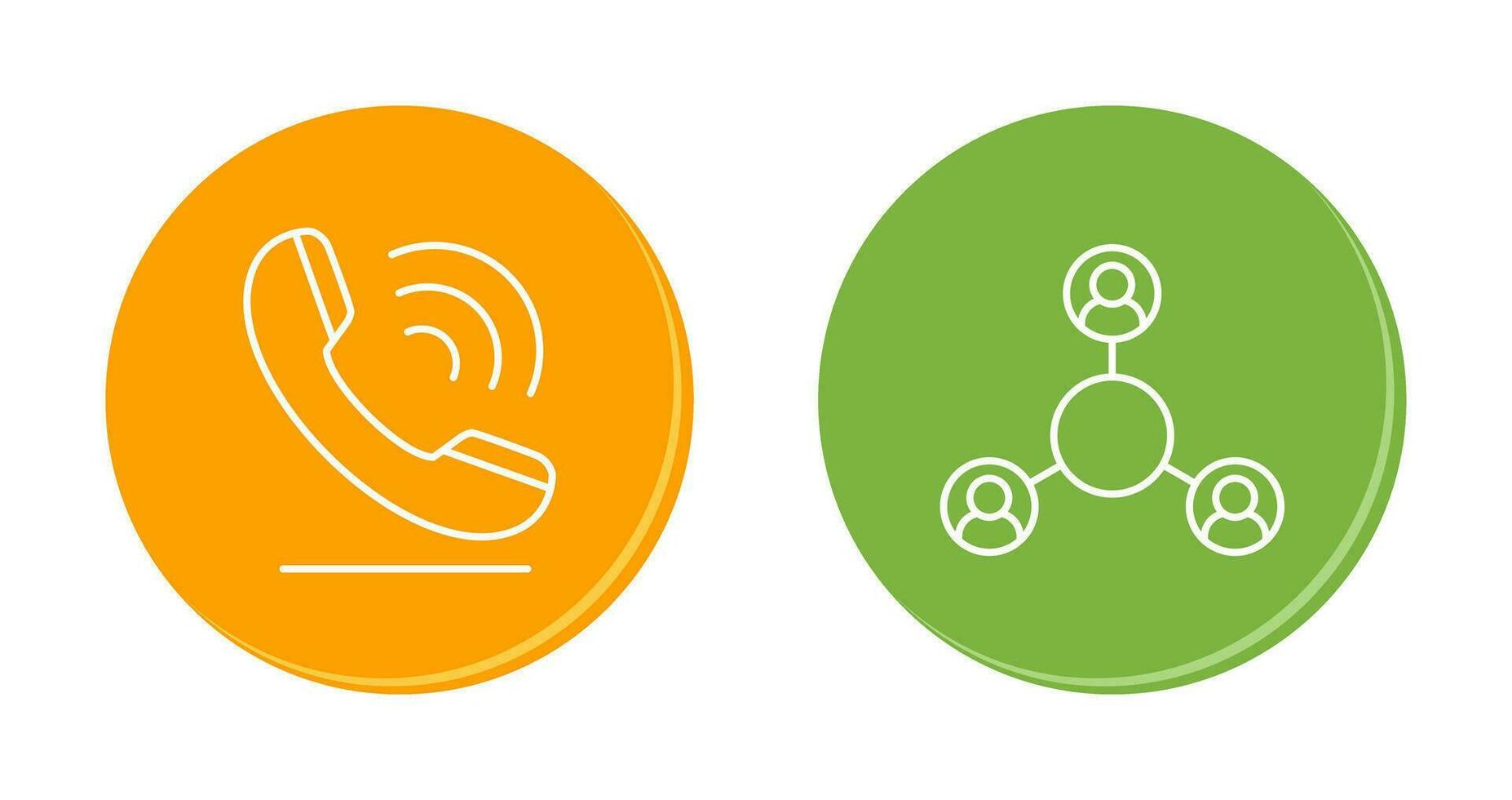 Phone and Share Icon vector