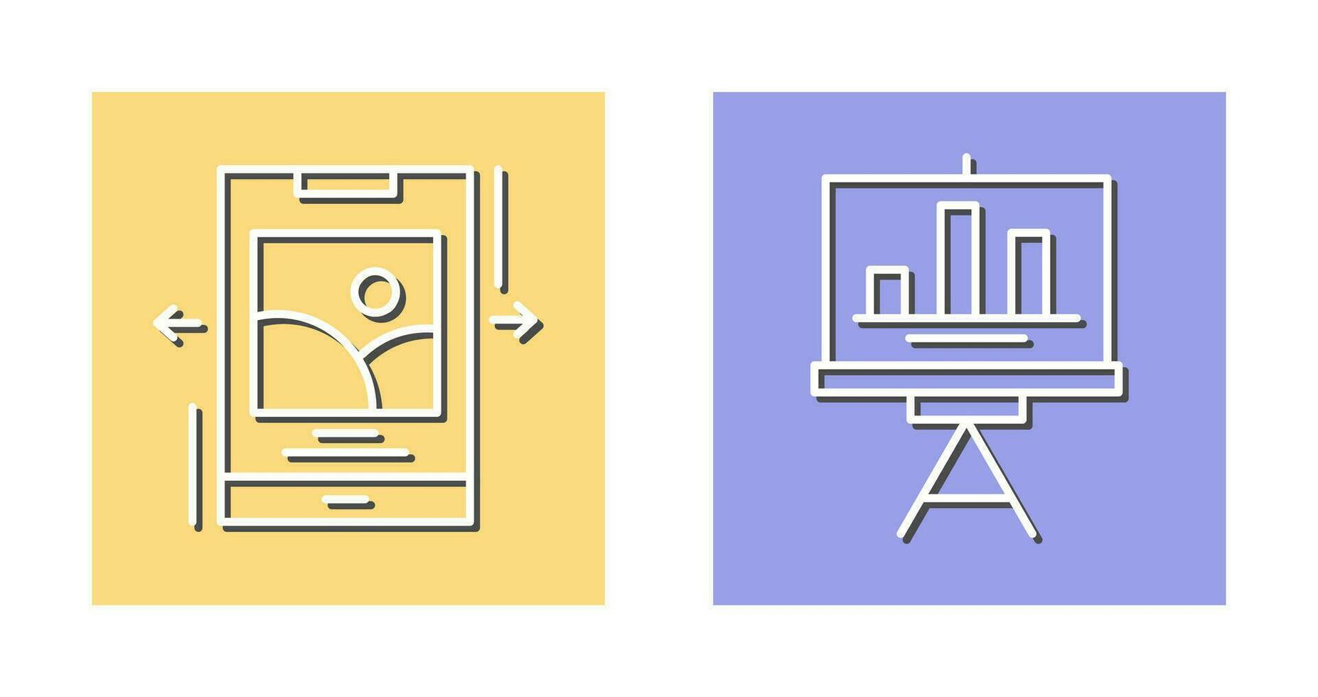 Swipe and Finance Icon vector