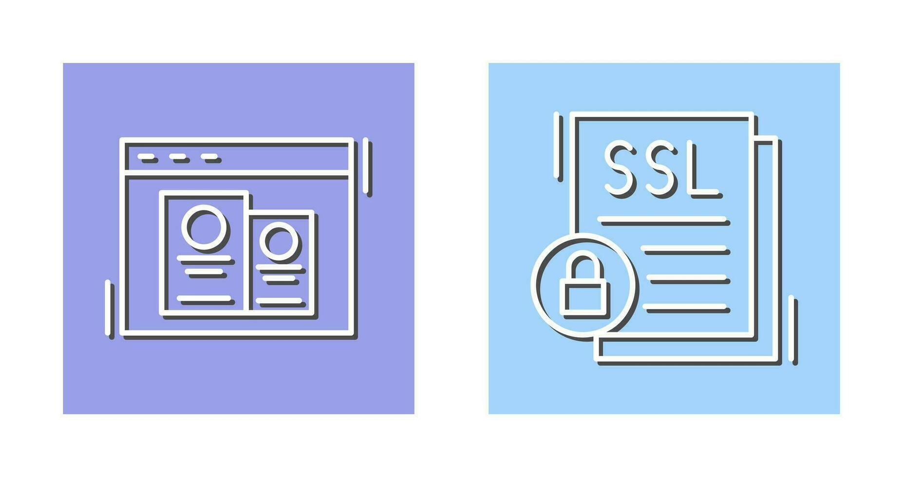 User and Protection Icon vector