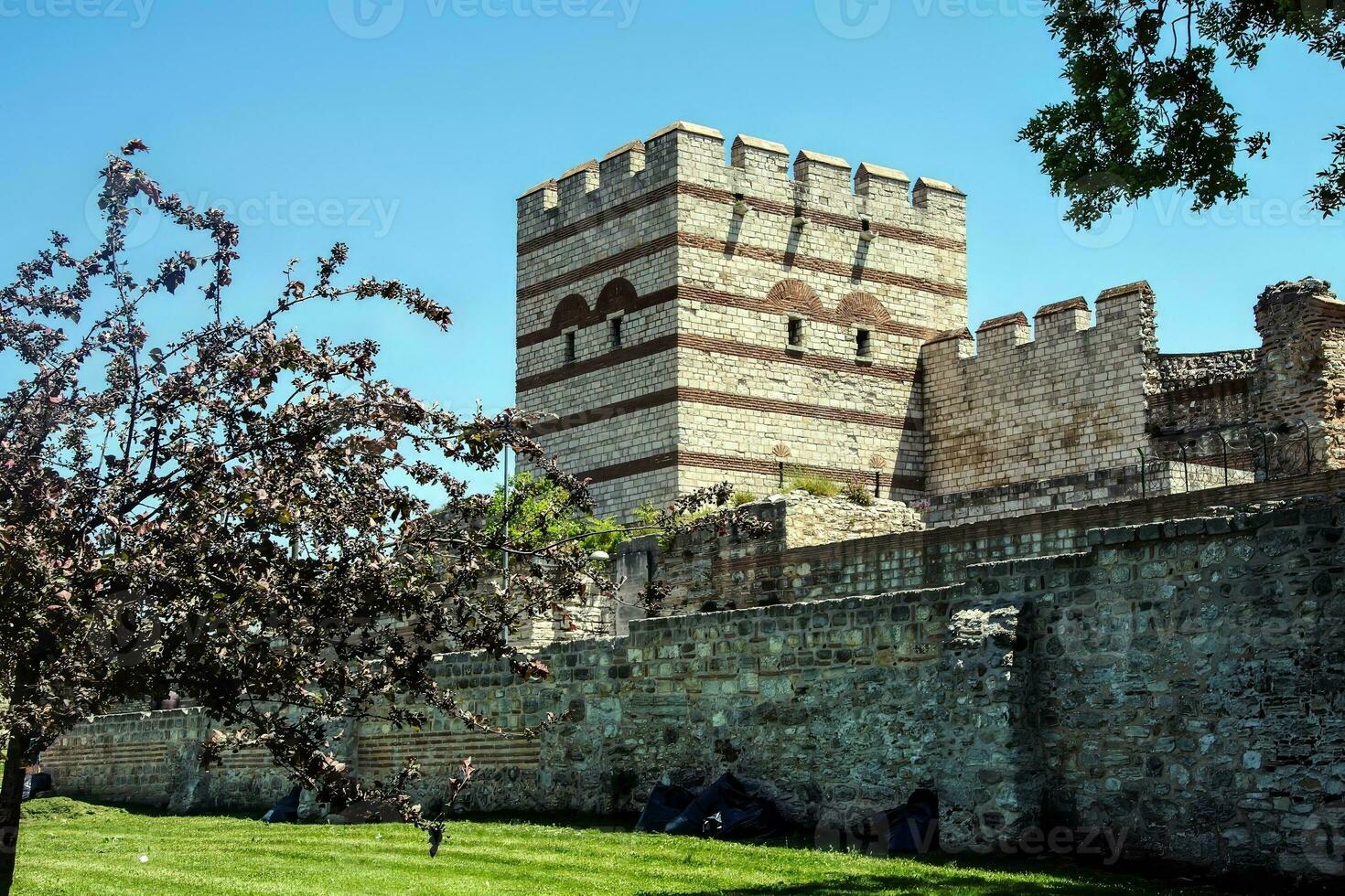 Theodosian Land walls of the Byzantine Empire photo