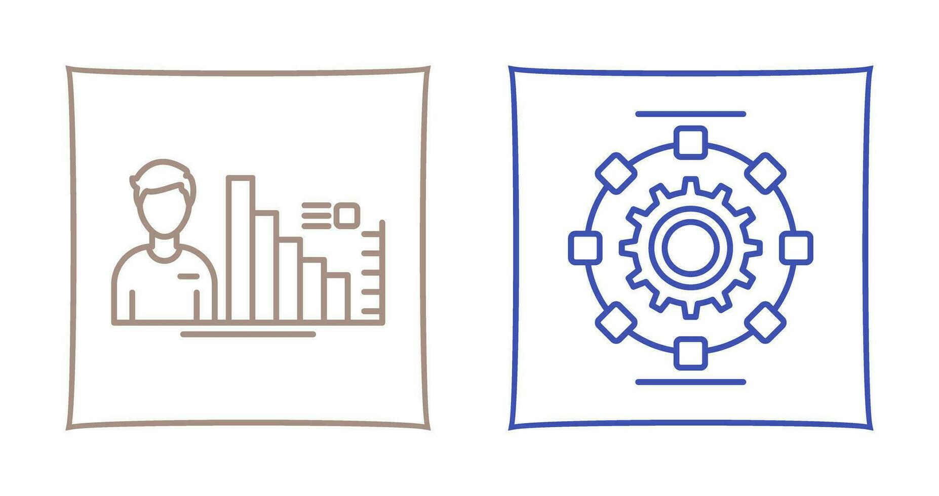 Consulting and Automated  Icon vector