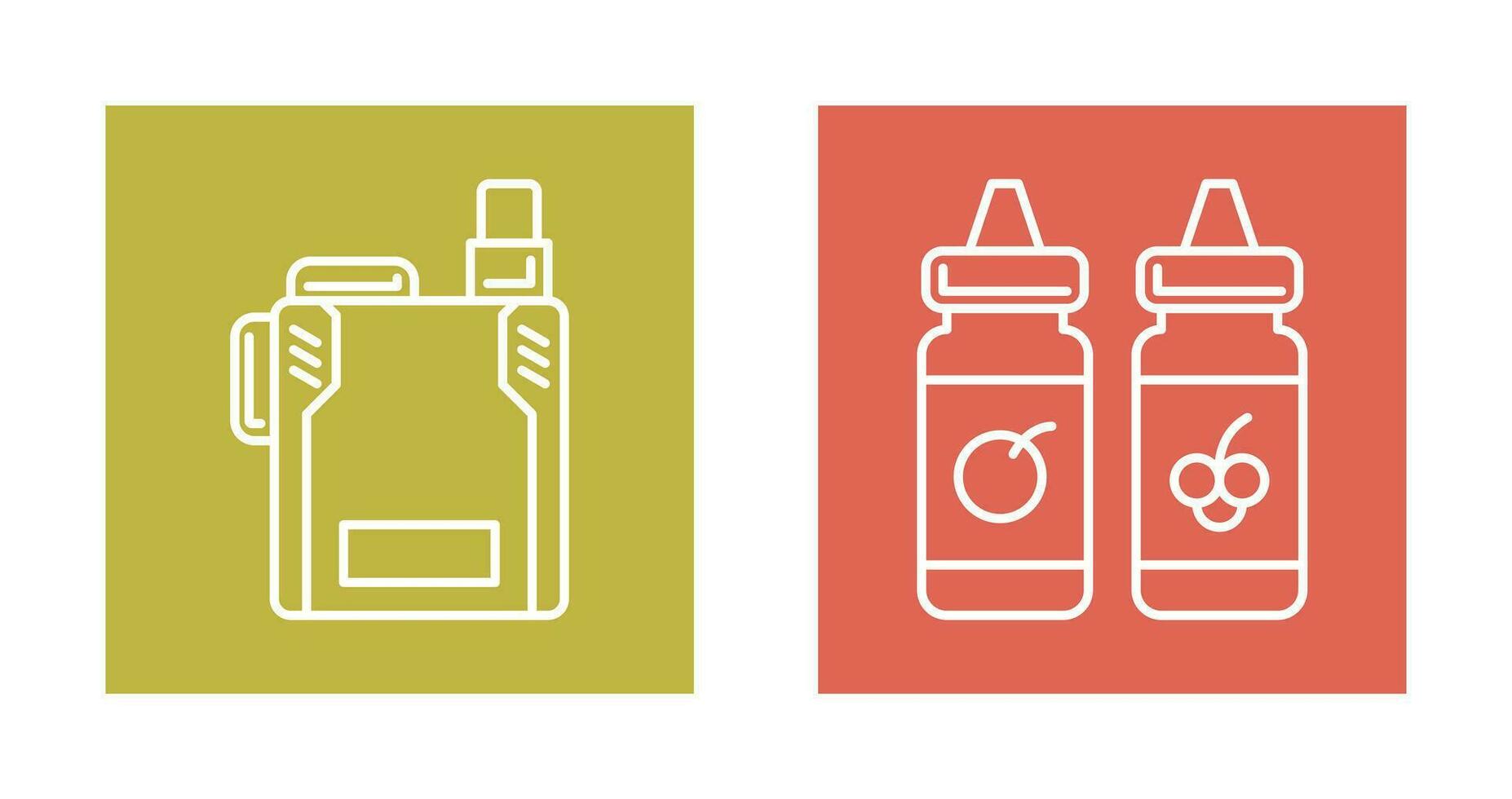 Vape and Vape Liquid Icon vector