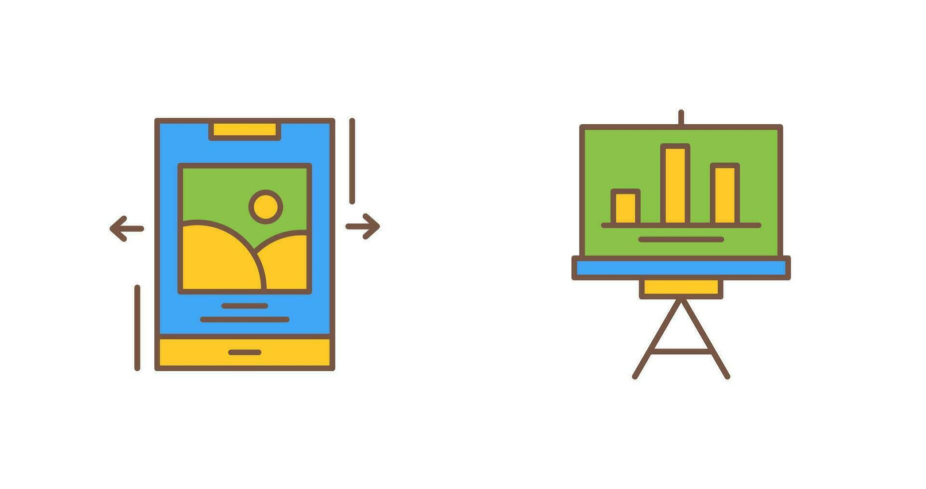 Swipe and Finance Icon vector