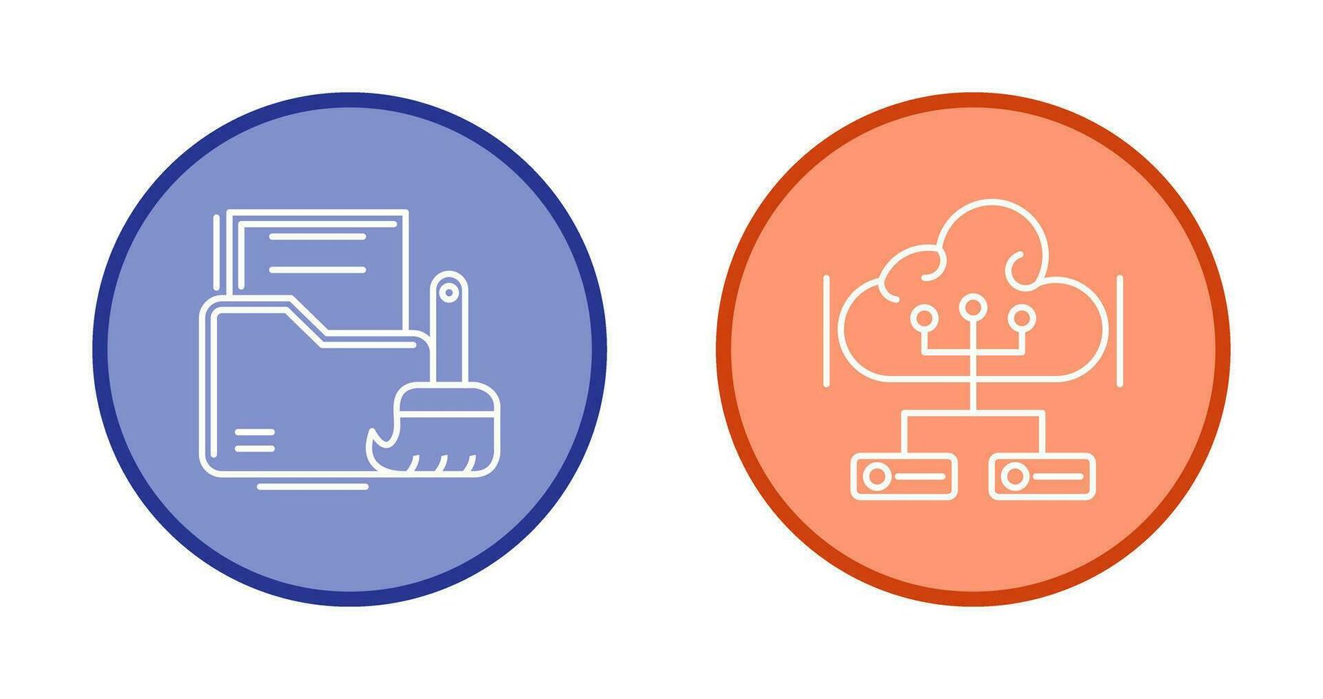 Data Cleaning and Big Data Icon vector
