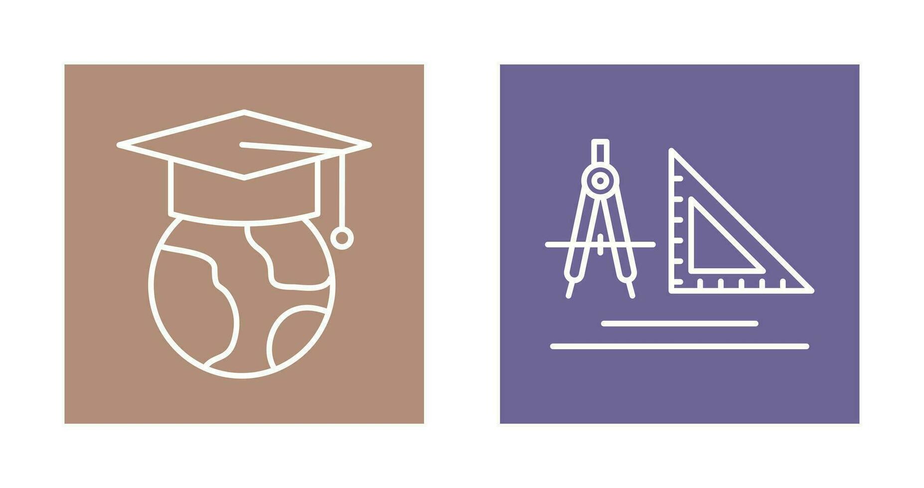 Earth and Compass Icon vector
