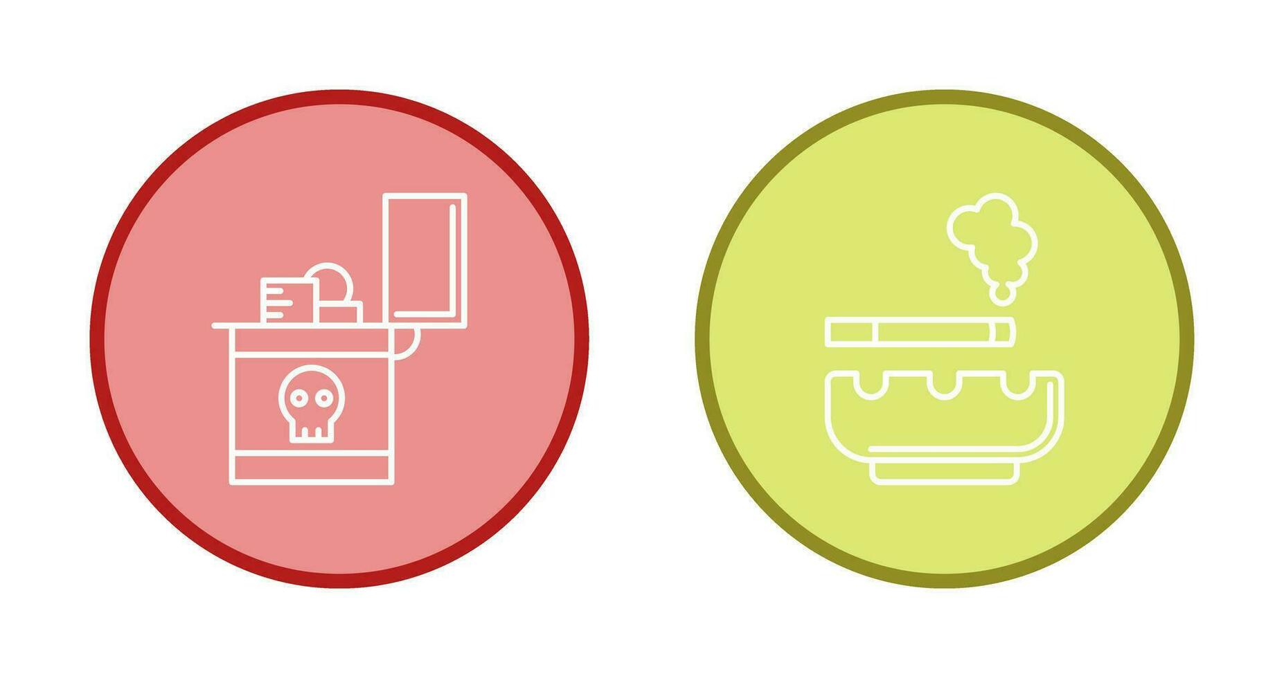 Zippo and Cigarette Icon vector