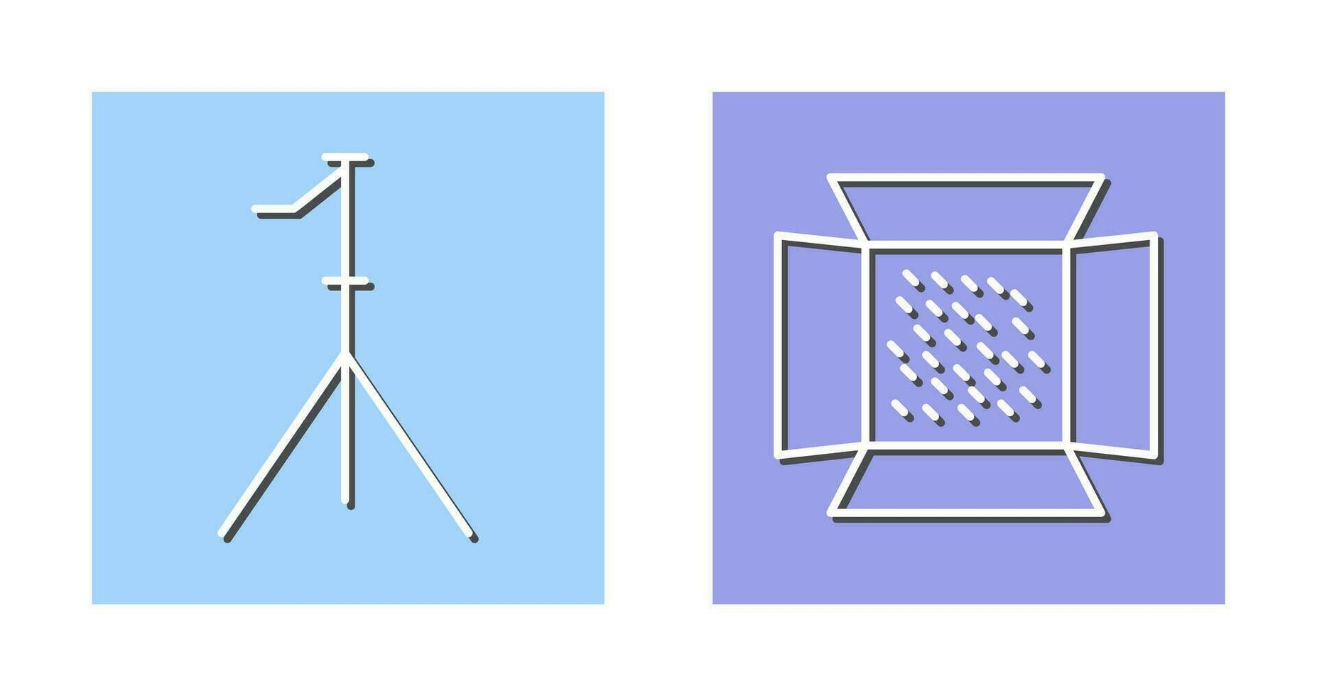 stand and light Icon vector