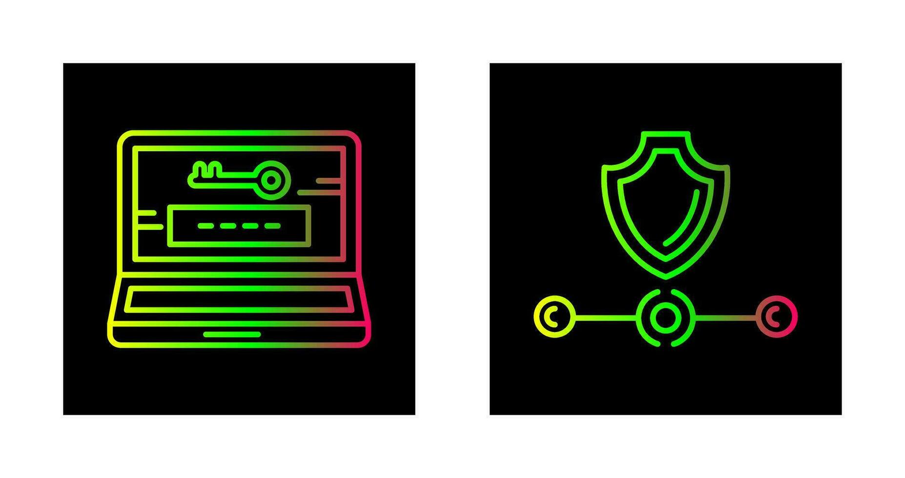 Password and Vpn Icon vector