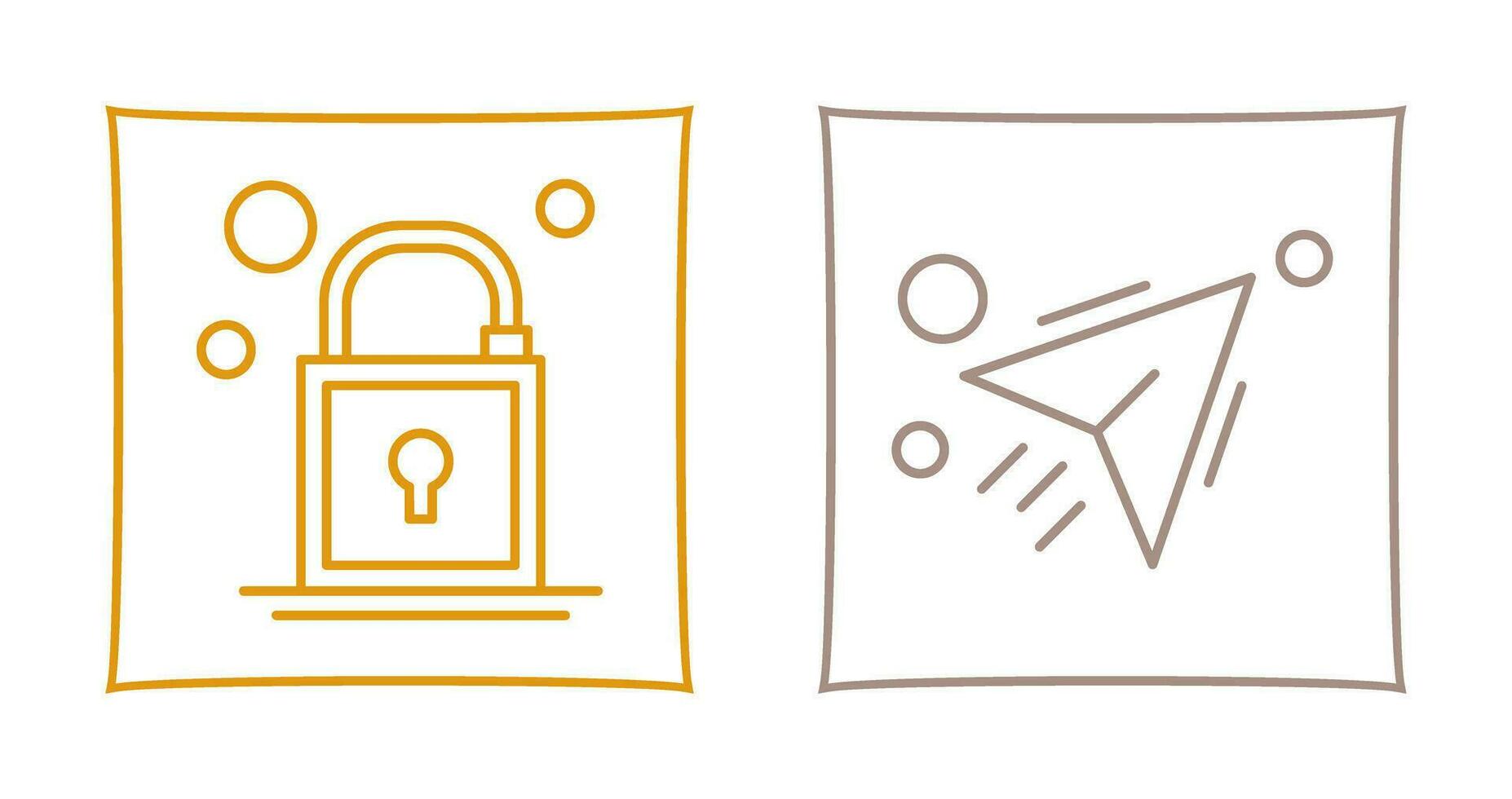 Lock and Send Icon vector