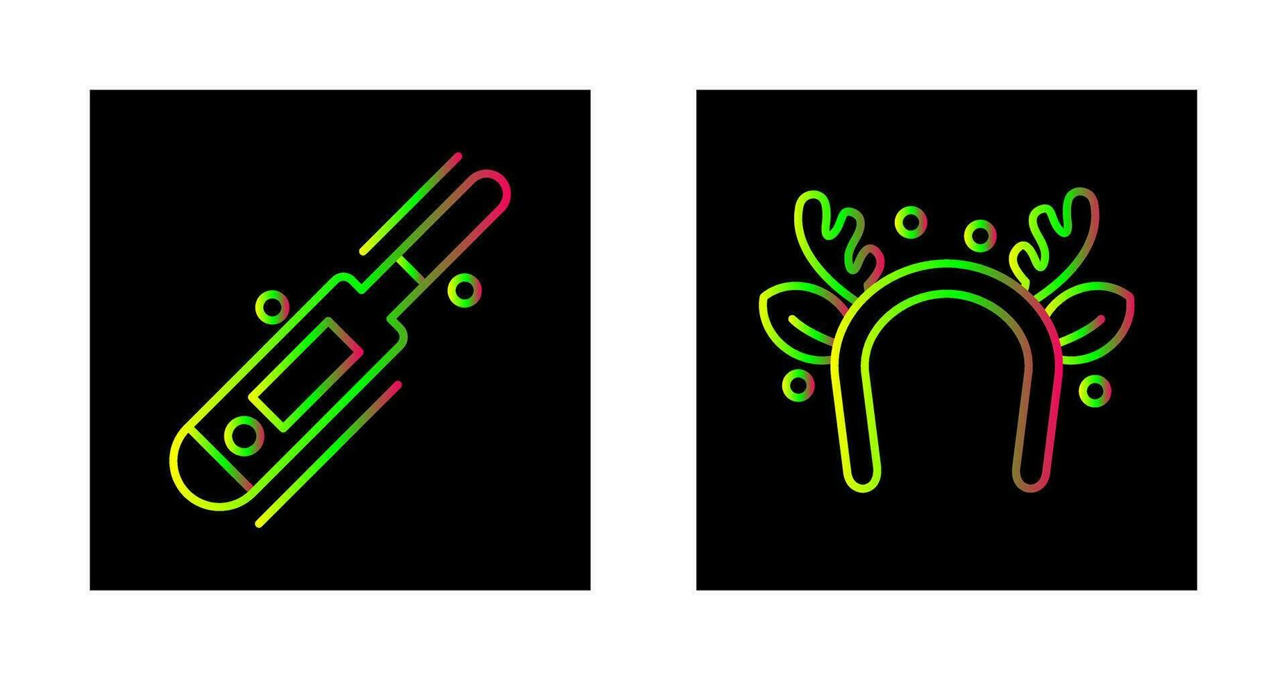 Thermometer and Headband Icon vector