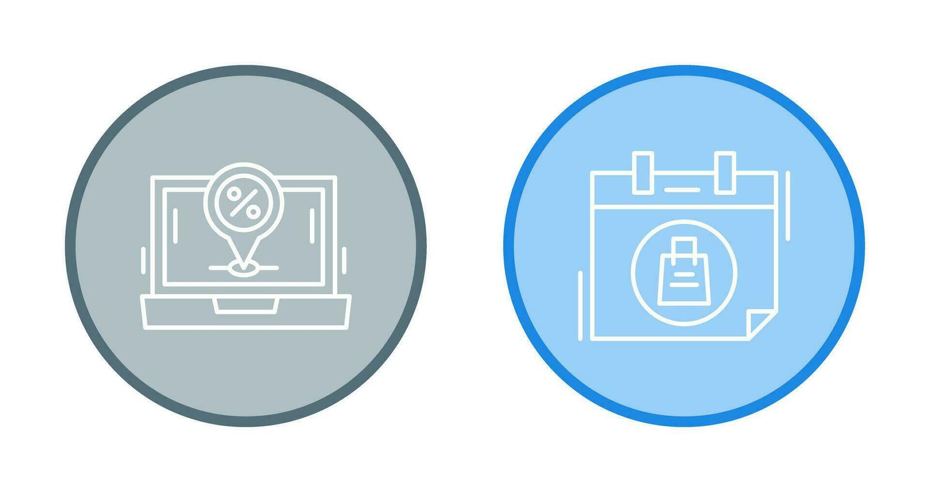 Map Pin and Calendar Icon vector