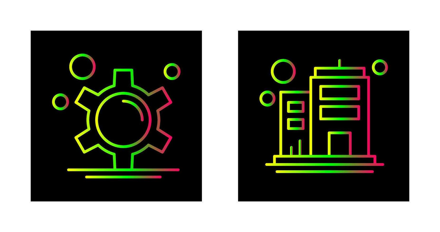 Gear and Company Icon vector