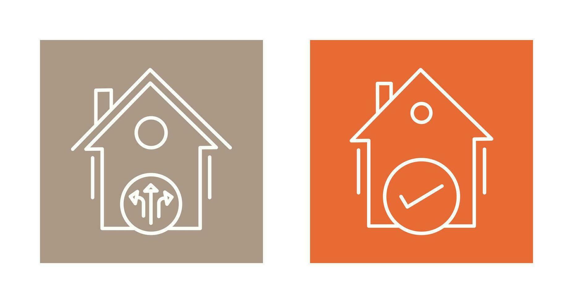 Vent and Houses Icon vector