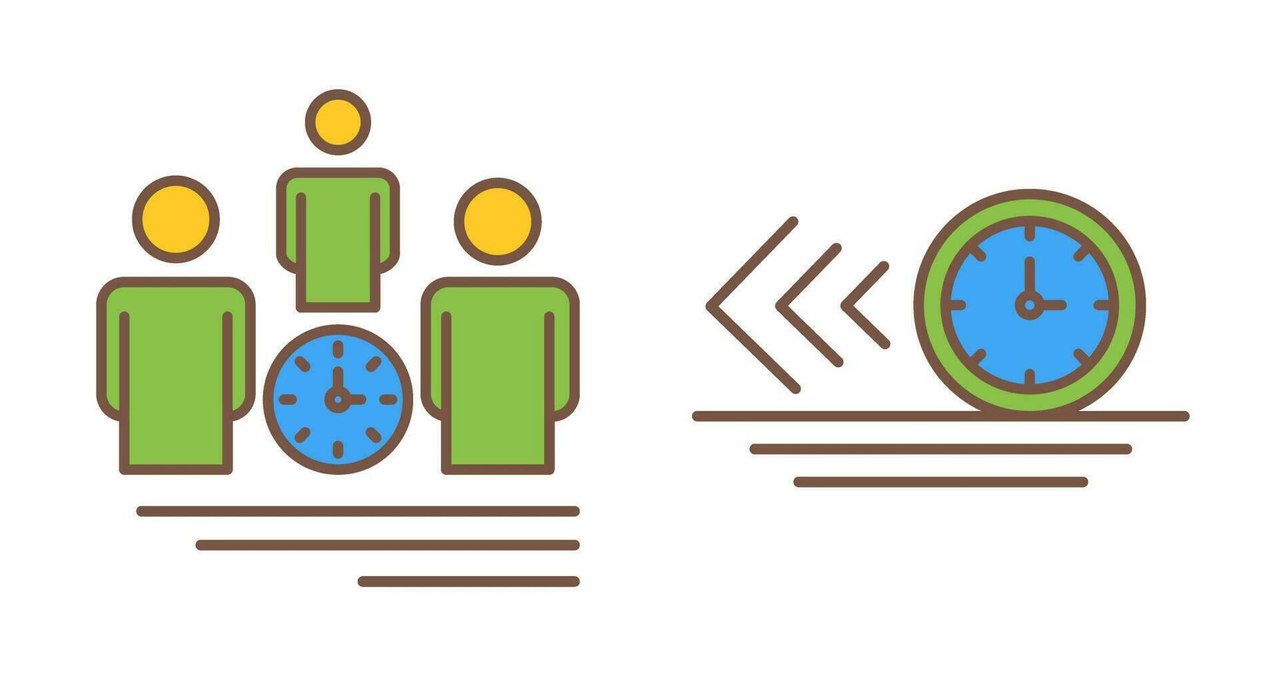 Time Management and Time Management Icon vector