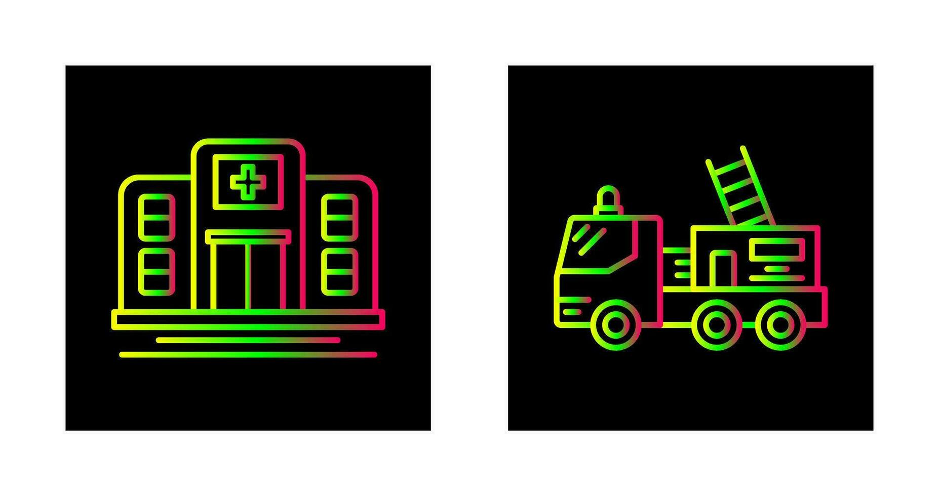 Ssd and Fire Truck Icon vector