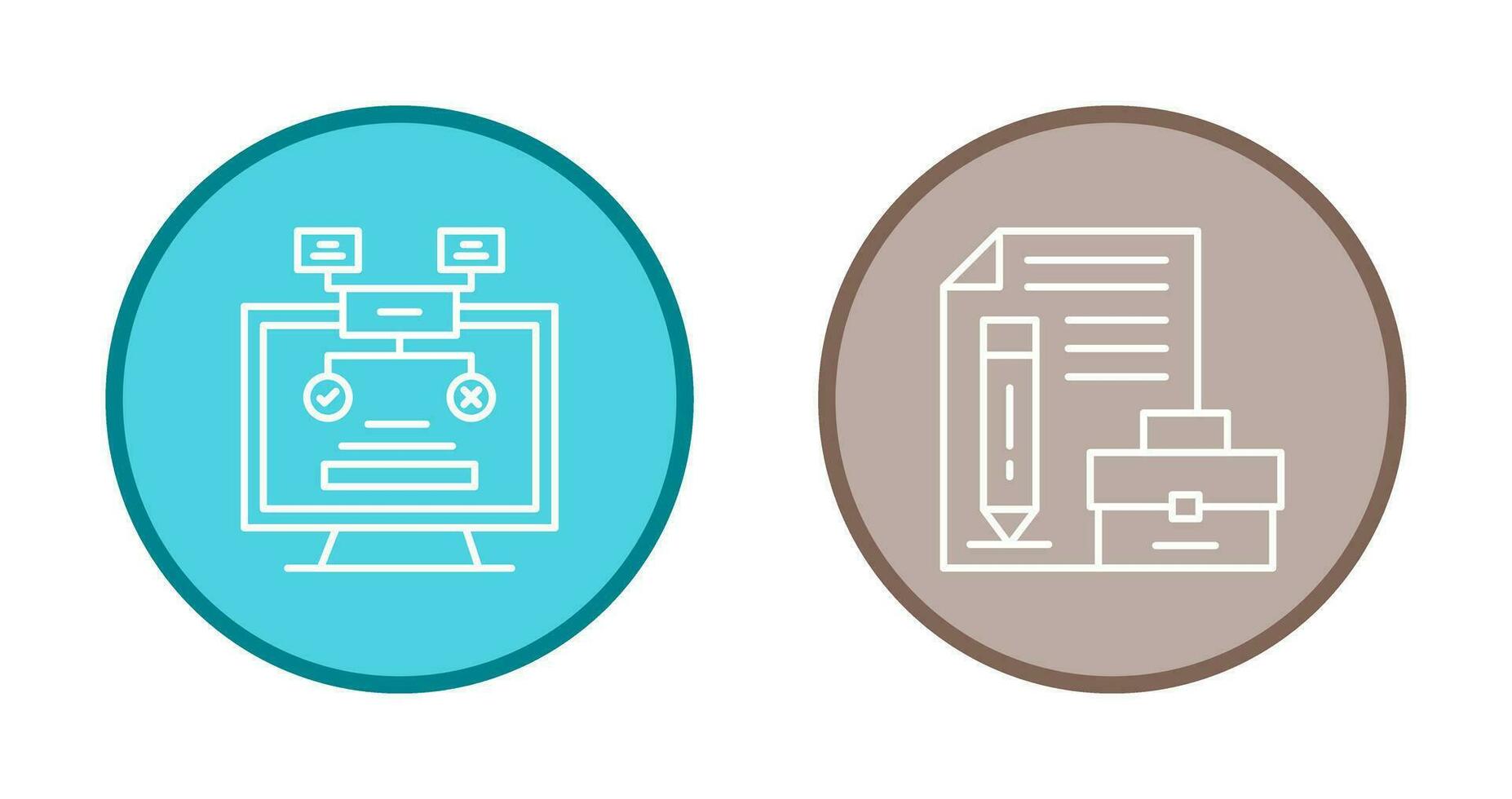 Methodology and Portfolio Icon vector