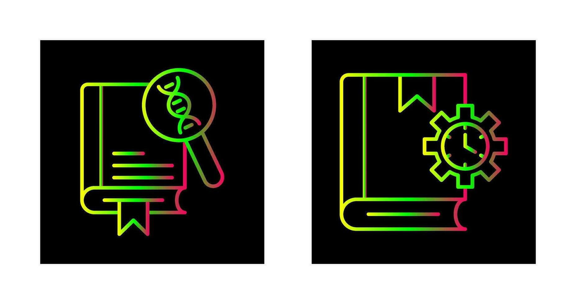 Genetics and Duration Icon vector