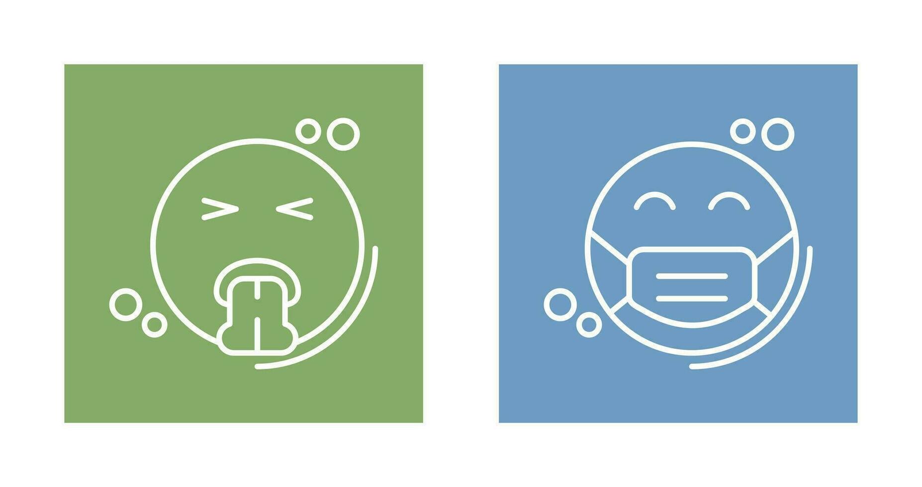Vomit and Mask Icon vector