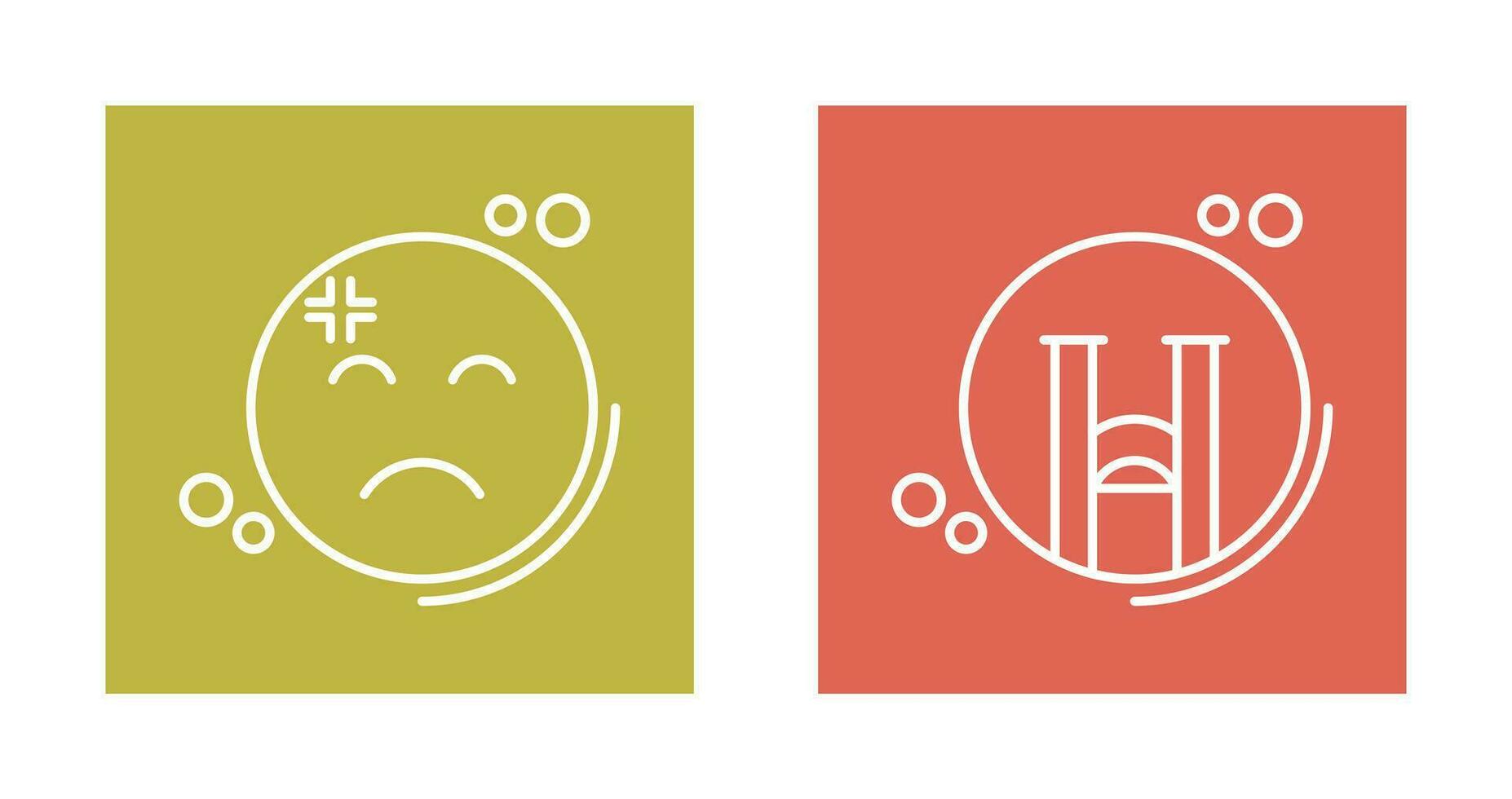 Dissapointment and Crying Icon vector