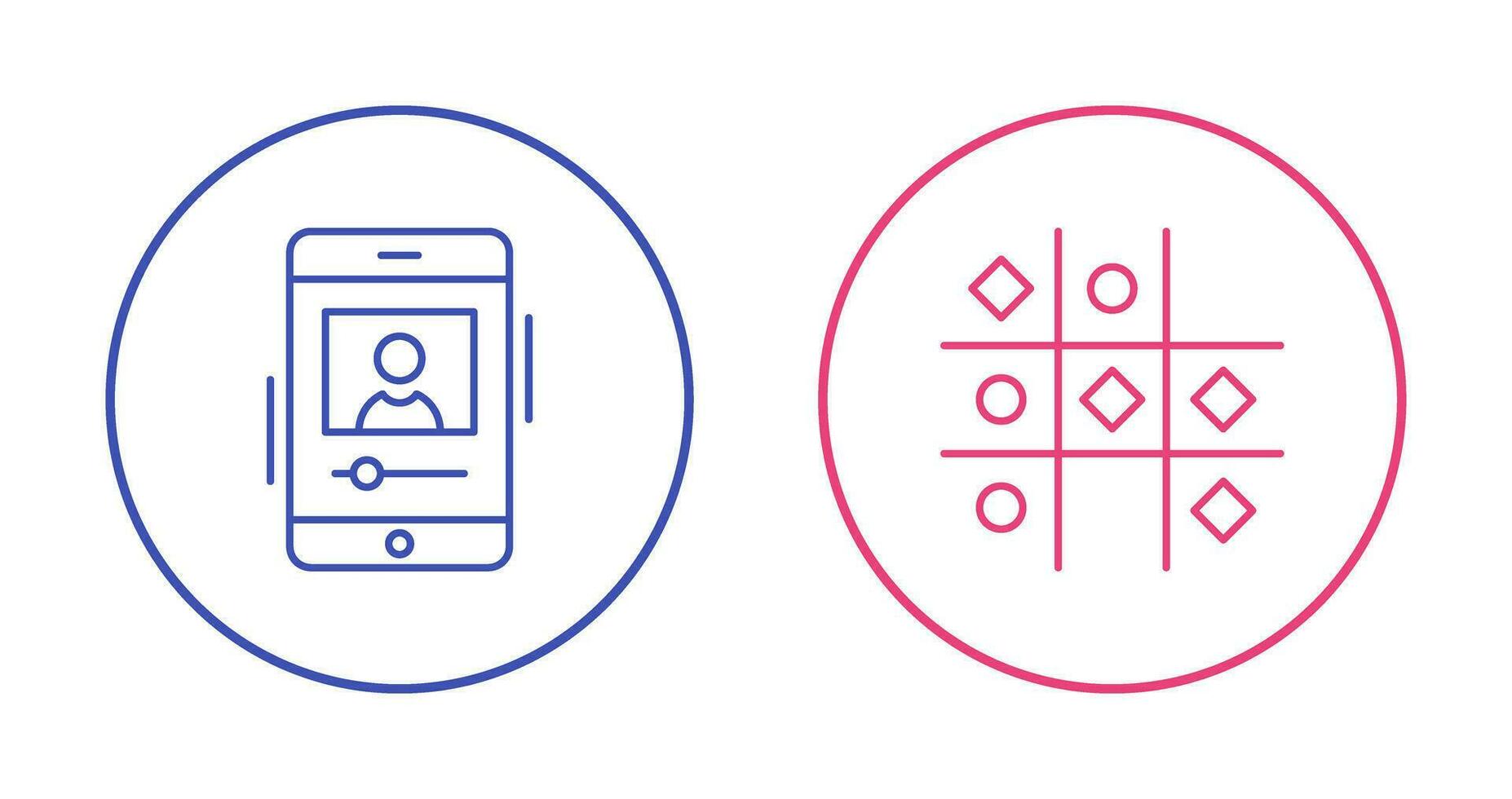 log and Tic Tac Toe Icon vector