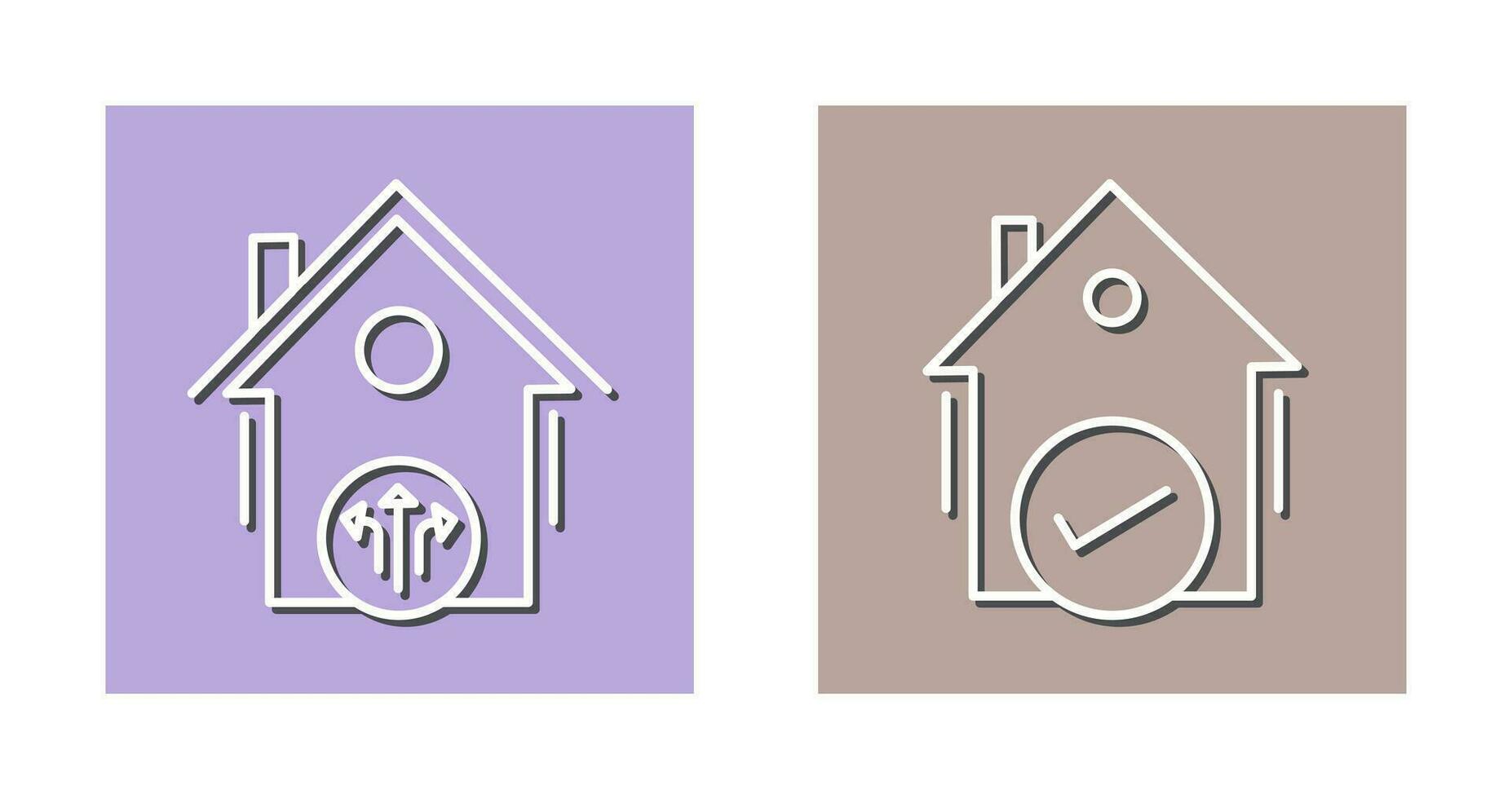 Vent and Houses Icon vector