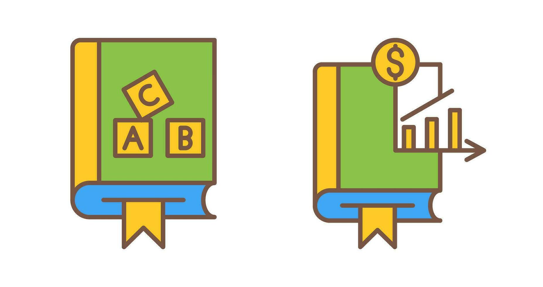 Business and Alphabet Icon vector