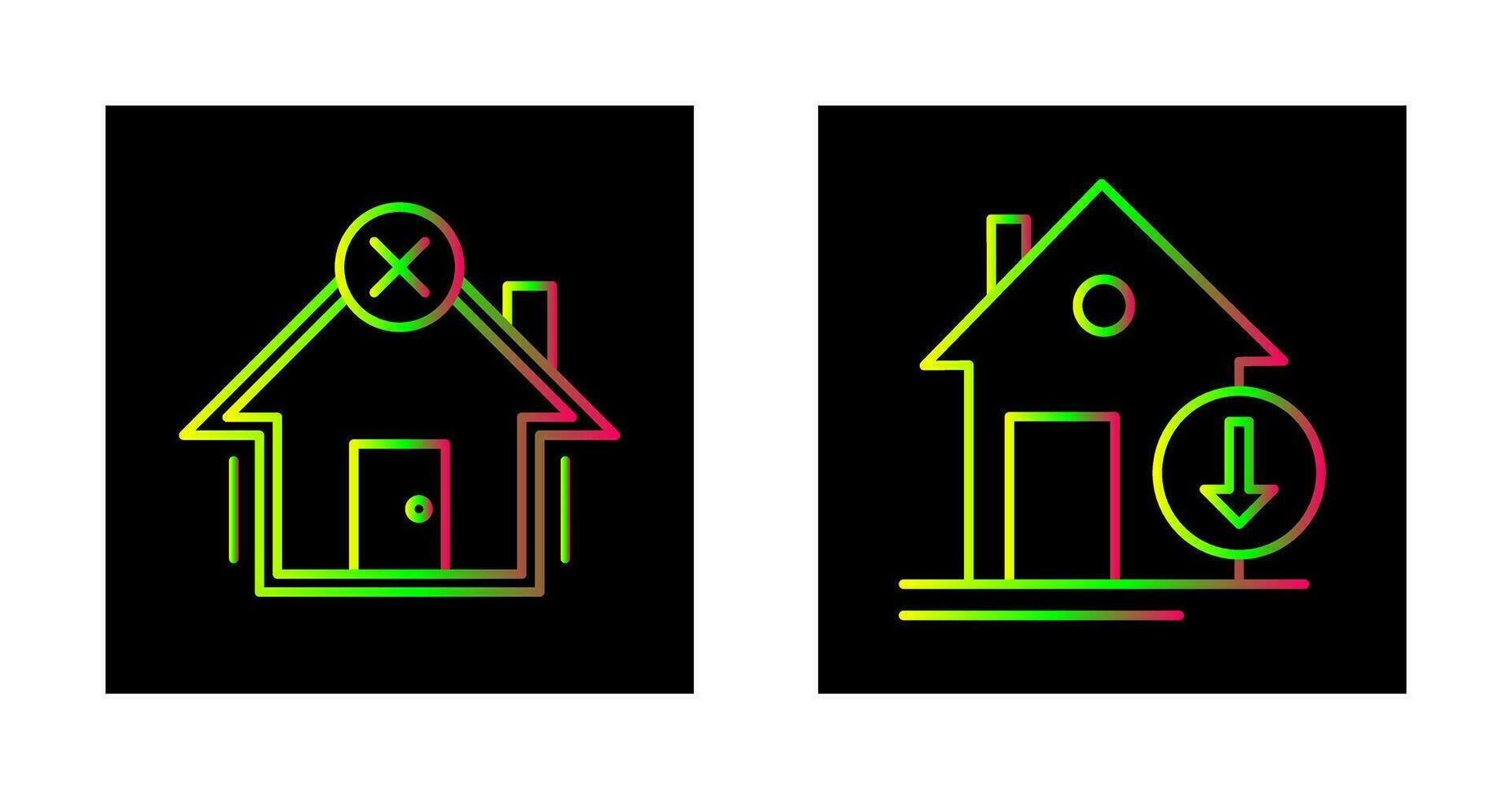 Non Verify and Download Icon vector