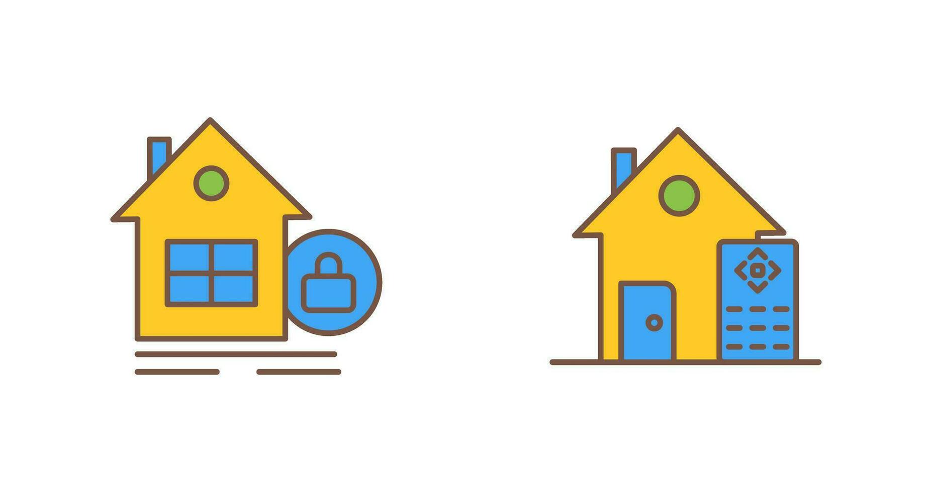 Locked and Remote Icon vector