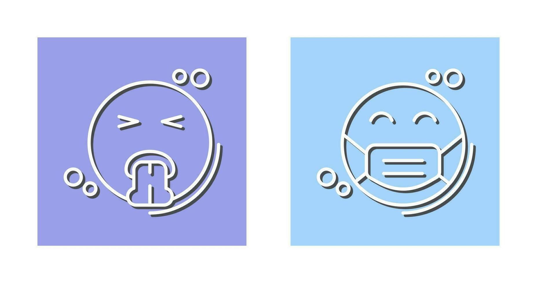Vomit and Mask Icon vector