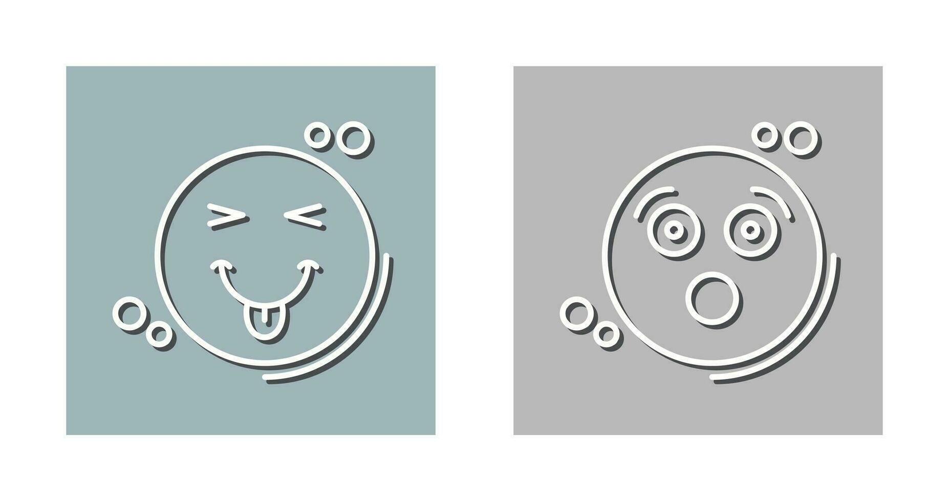 Naughty and Surprised Icon vector