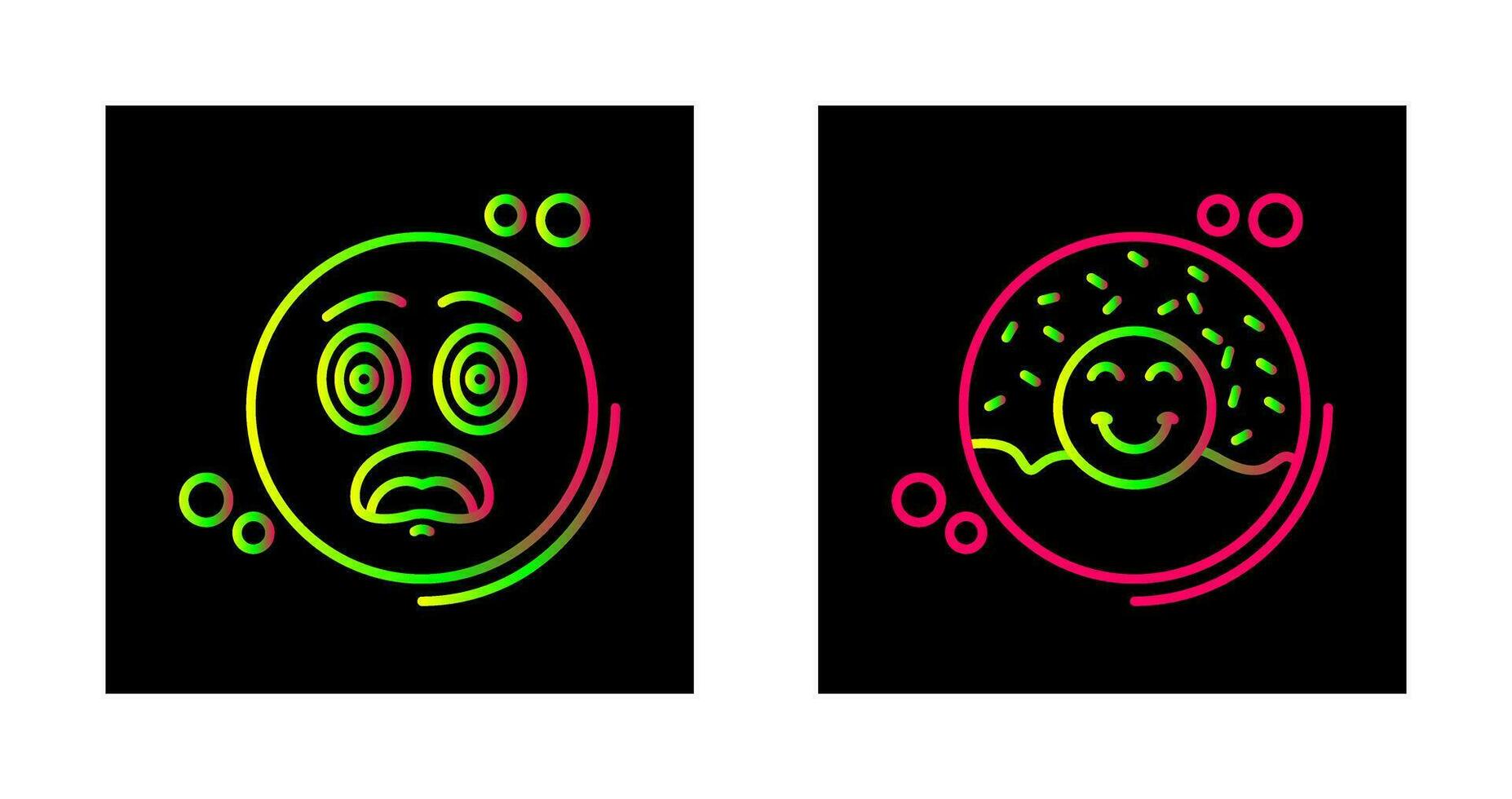 Dazed and Donut Icon vector