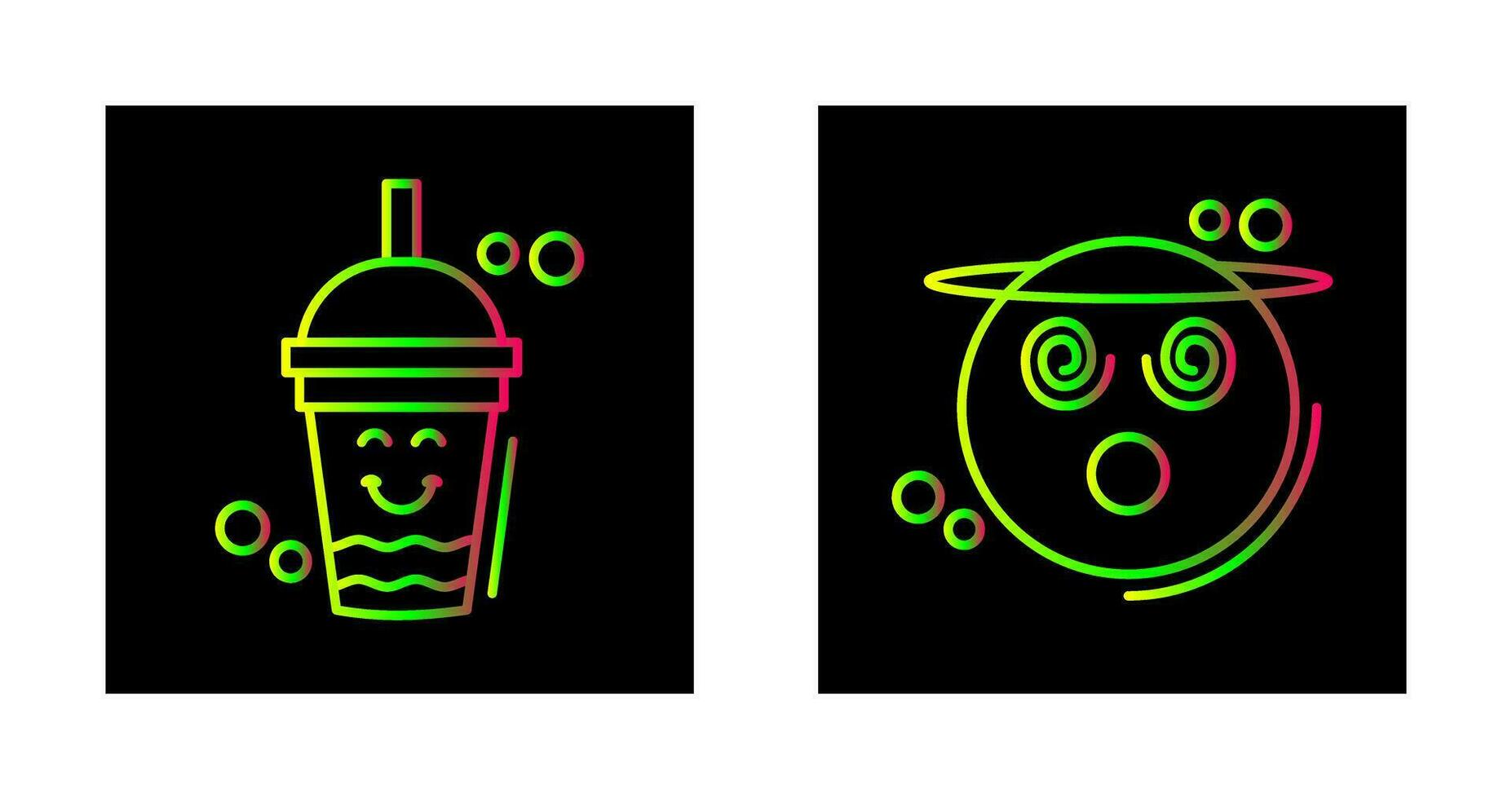 Drink and Dizzy Icon vector