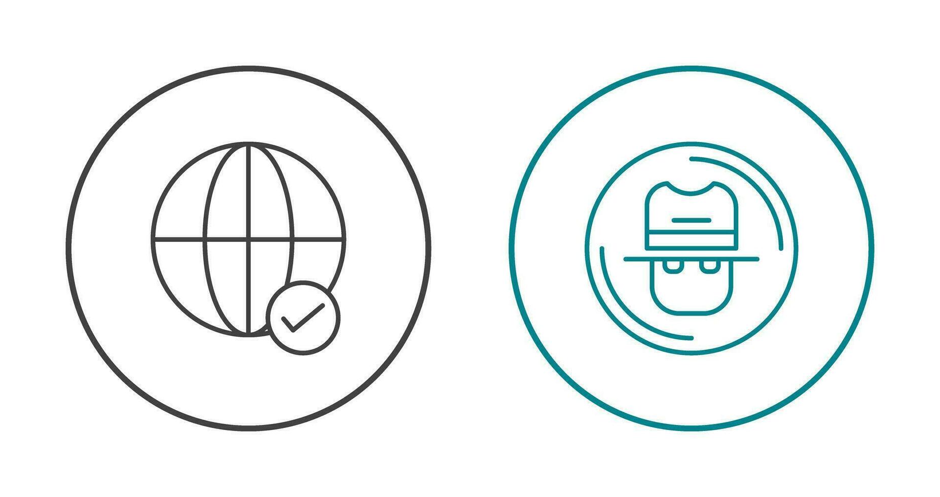 Internet and Spy Icon vector