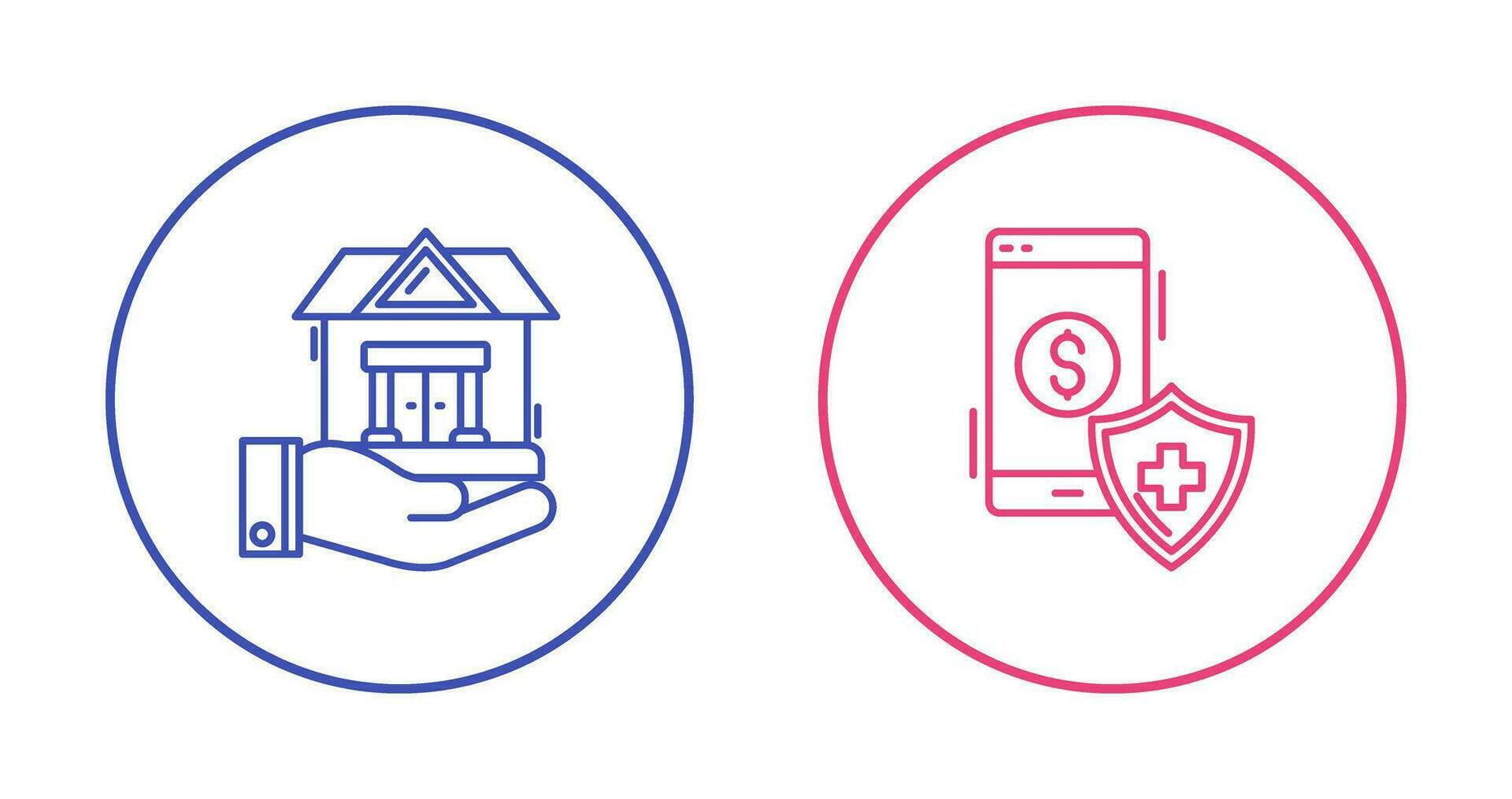 House and Smartphone Icon vector