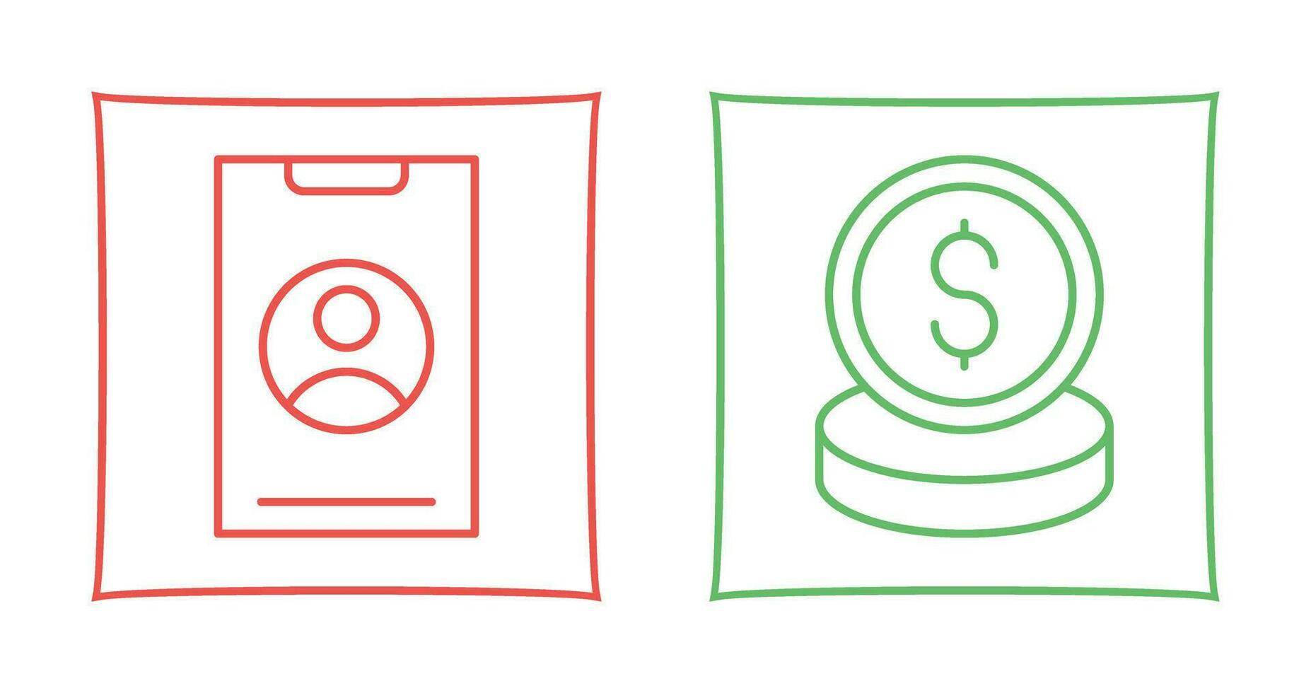 Smart Phone and Money Icon vector