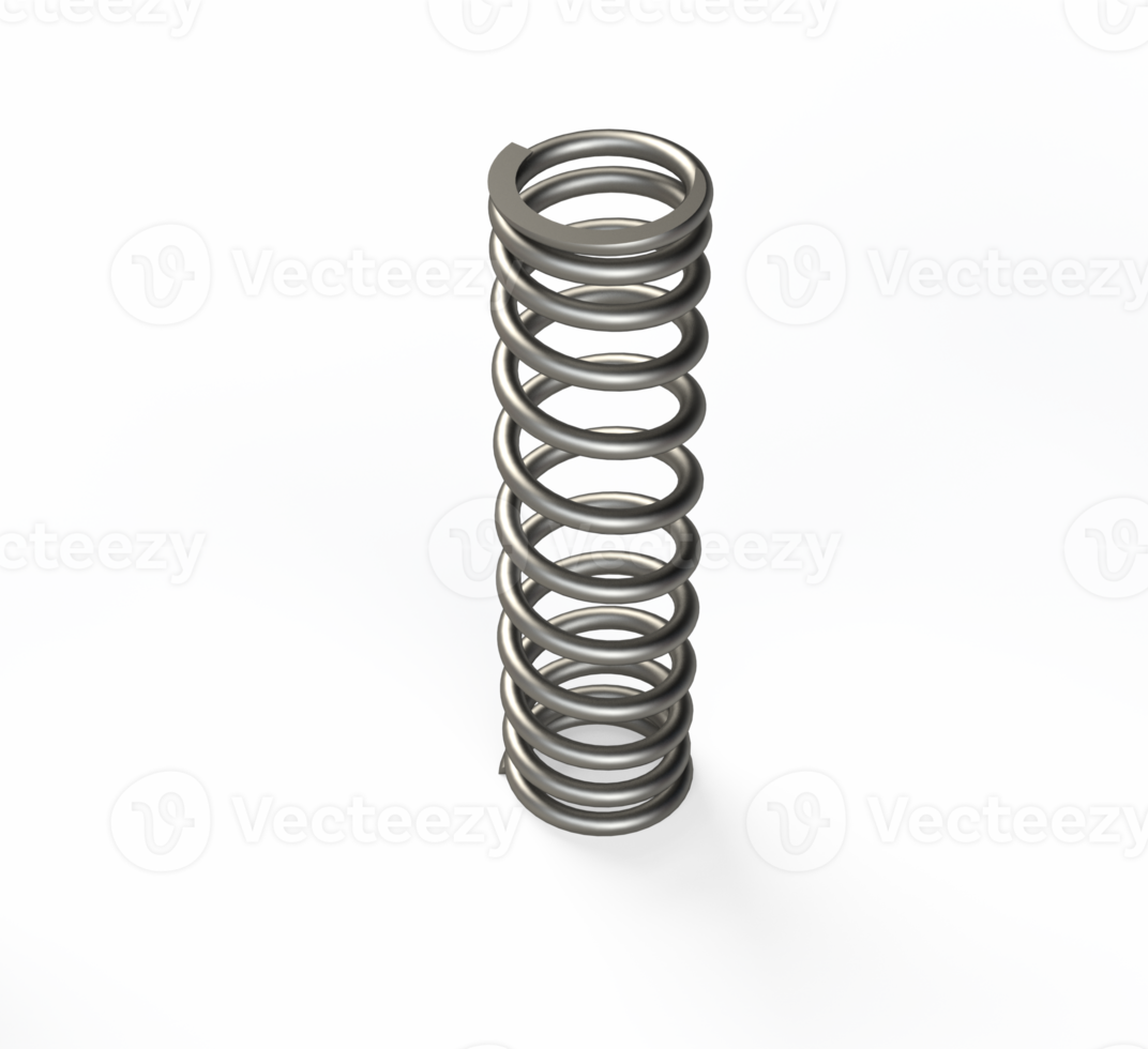 3D RENDERING, compression springs illurtration png