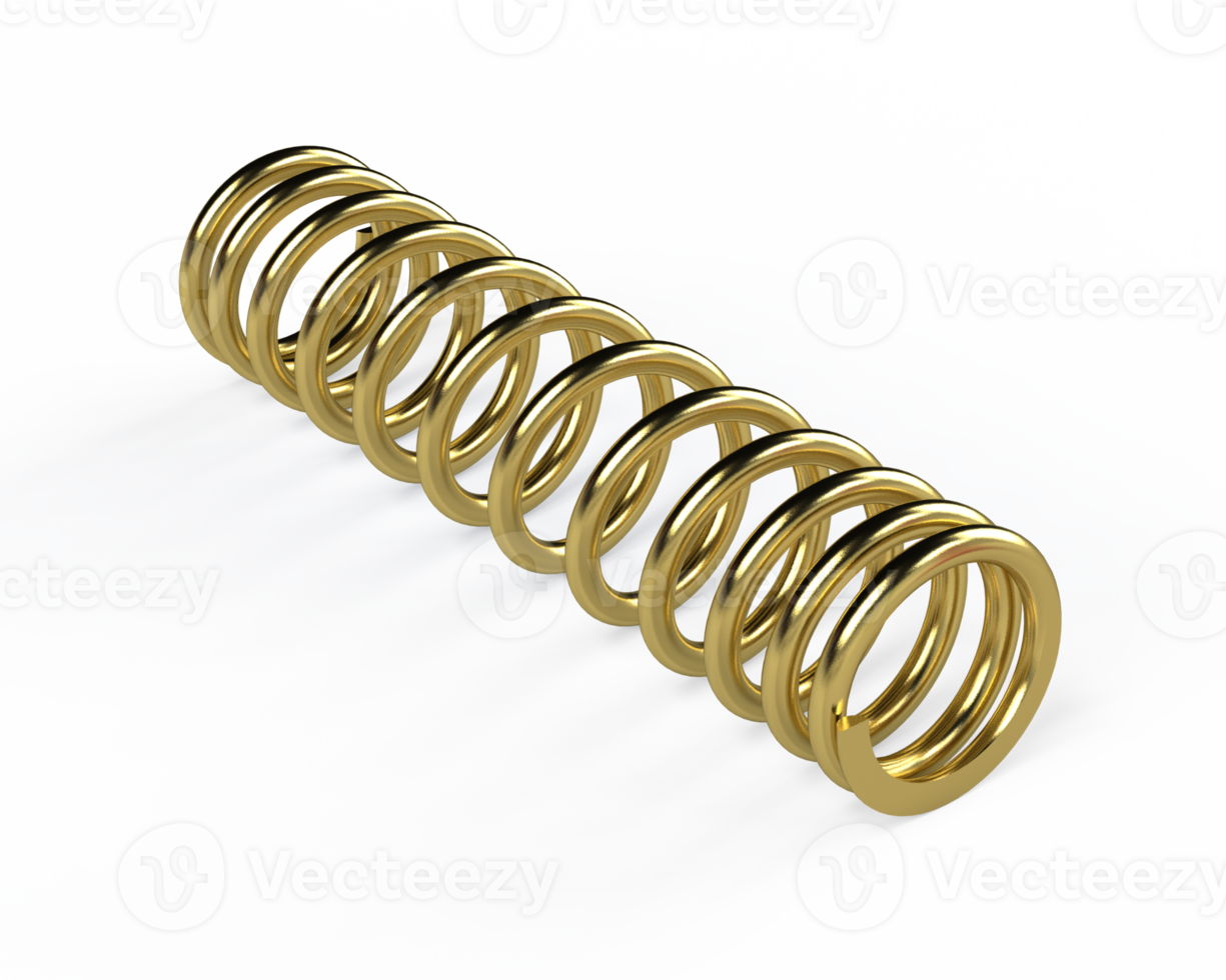 3D RENDERING, compression springs illurtration png