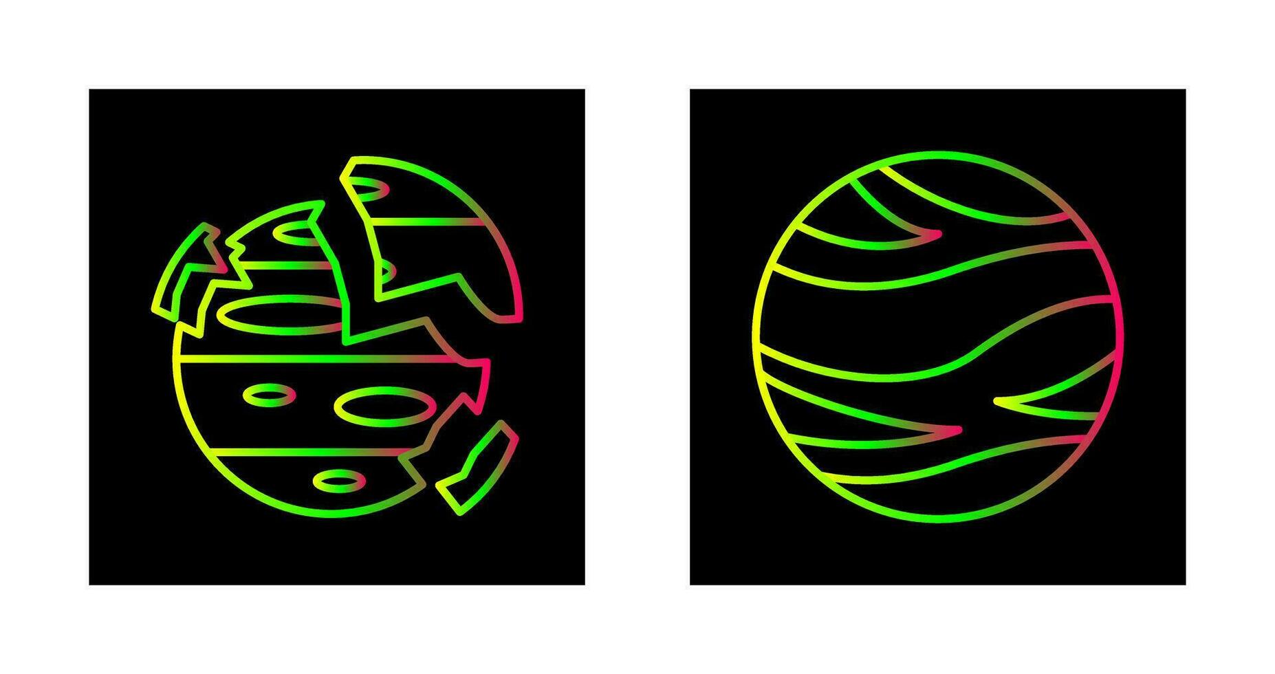 venus and destroyed Icon vector