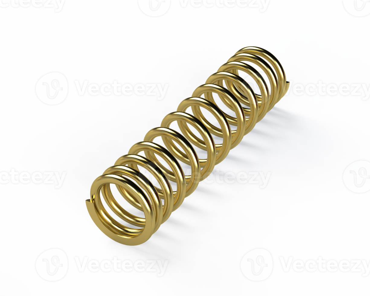 3D RENDERING, compression springs illurtration png